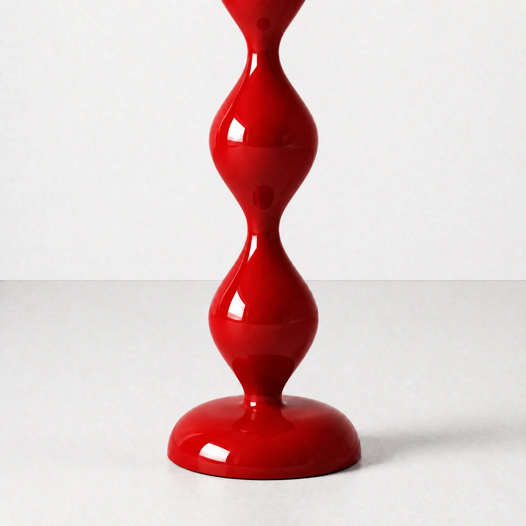 Red Zara Groove Floor Lamp — view 7
