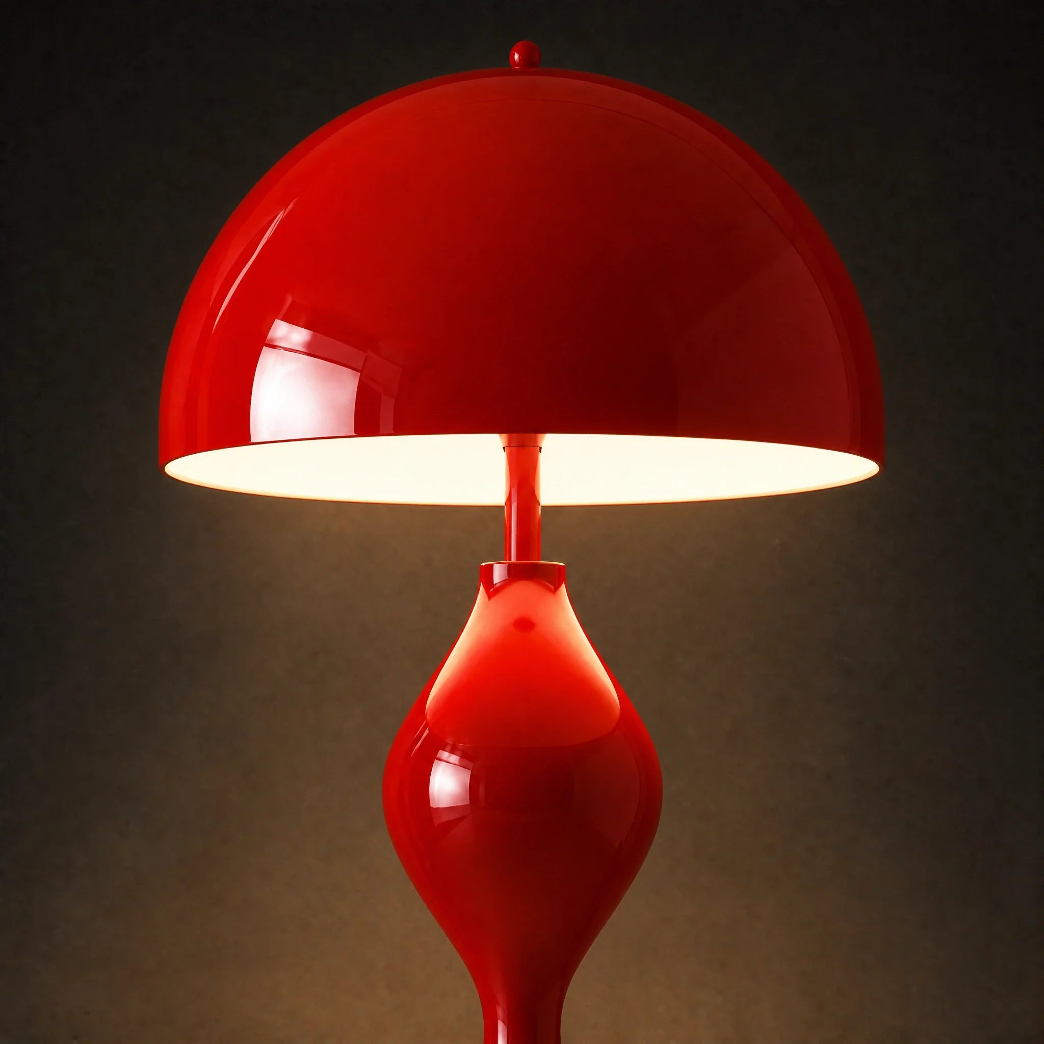 Red Zara Groove Floor Lamp — view 4