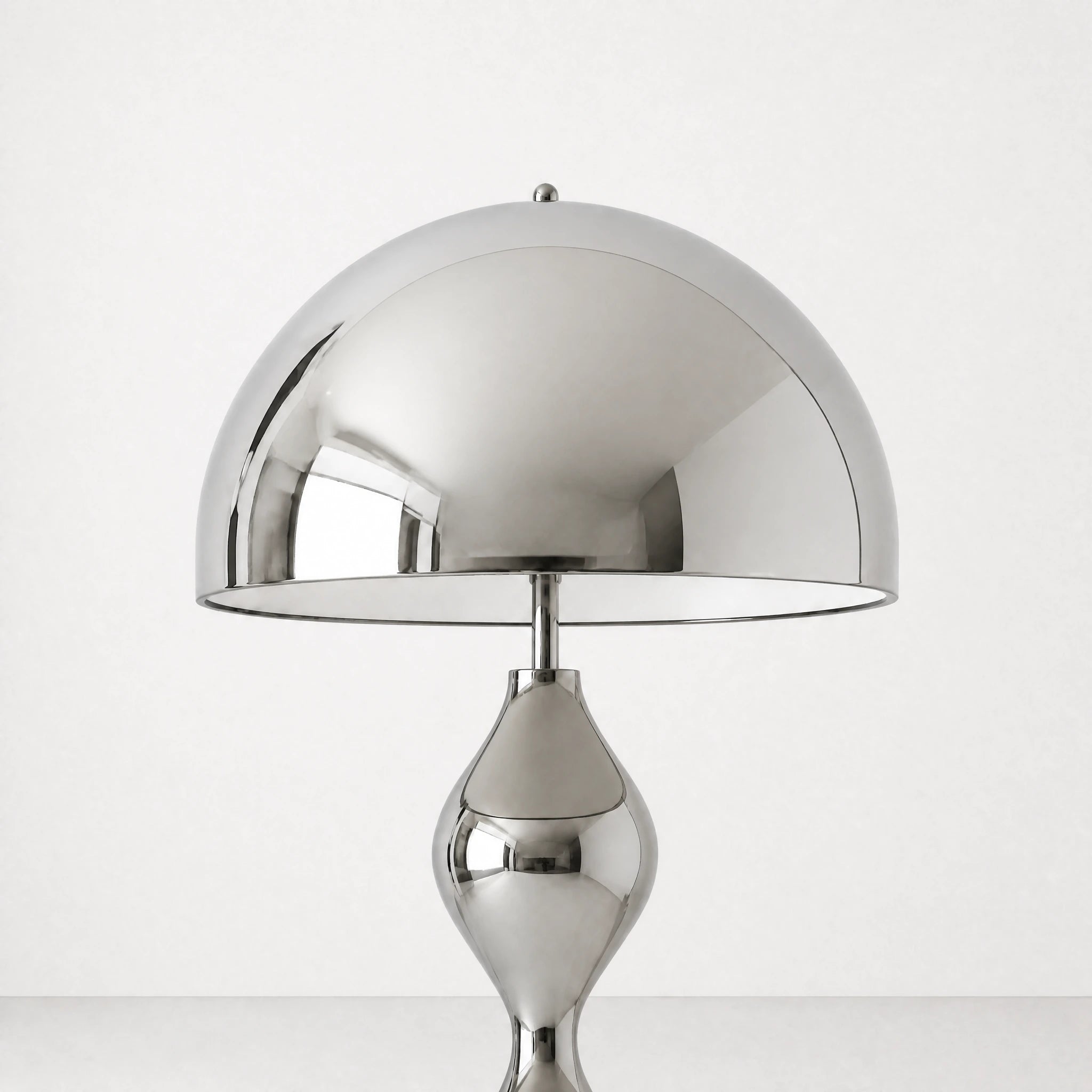 Silver Zara Groove Floor Lamp — view 5