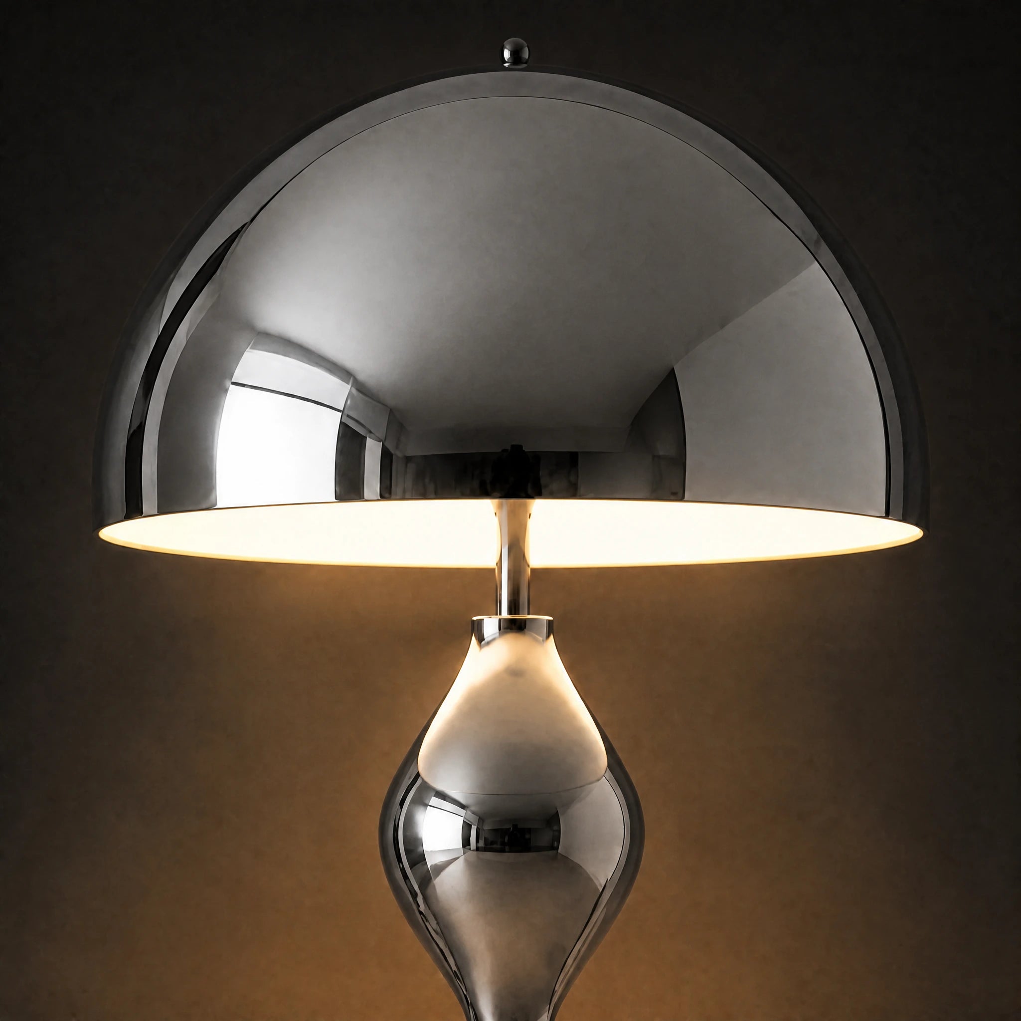 Silver Zara Groove Floor Lamp — view 3