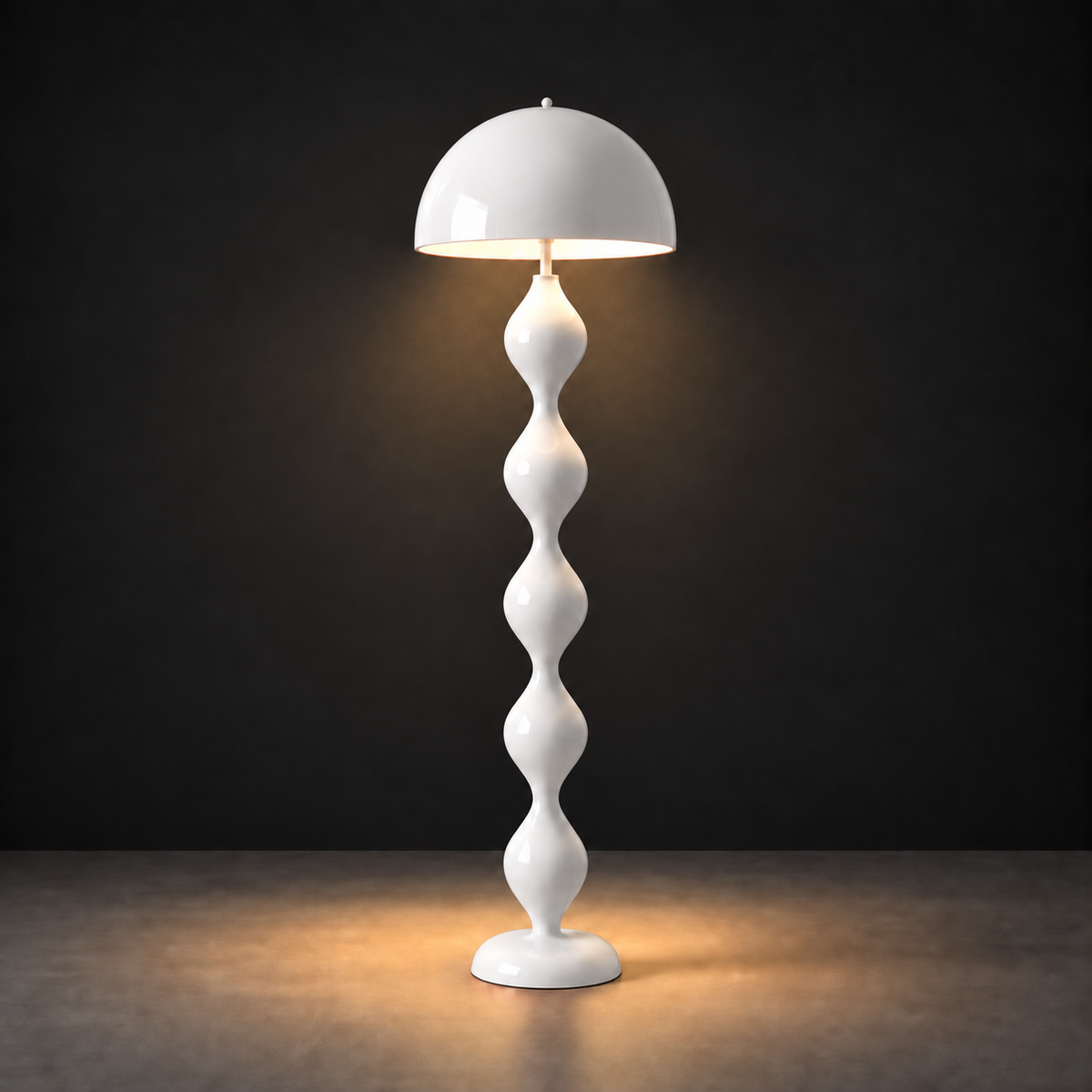 Zara Groove Floor Lamp | White Lamp Interior Moderna New
