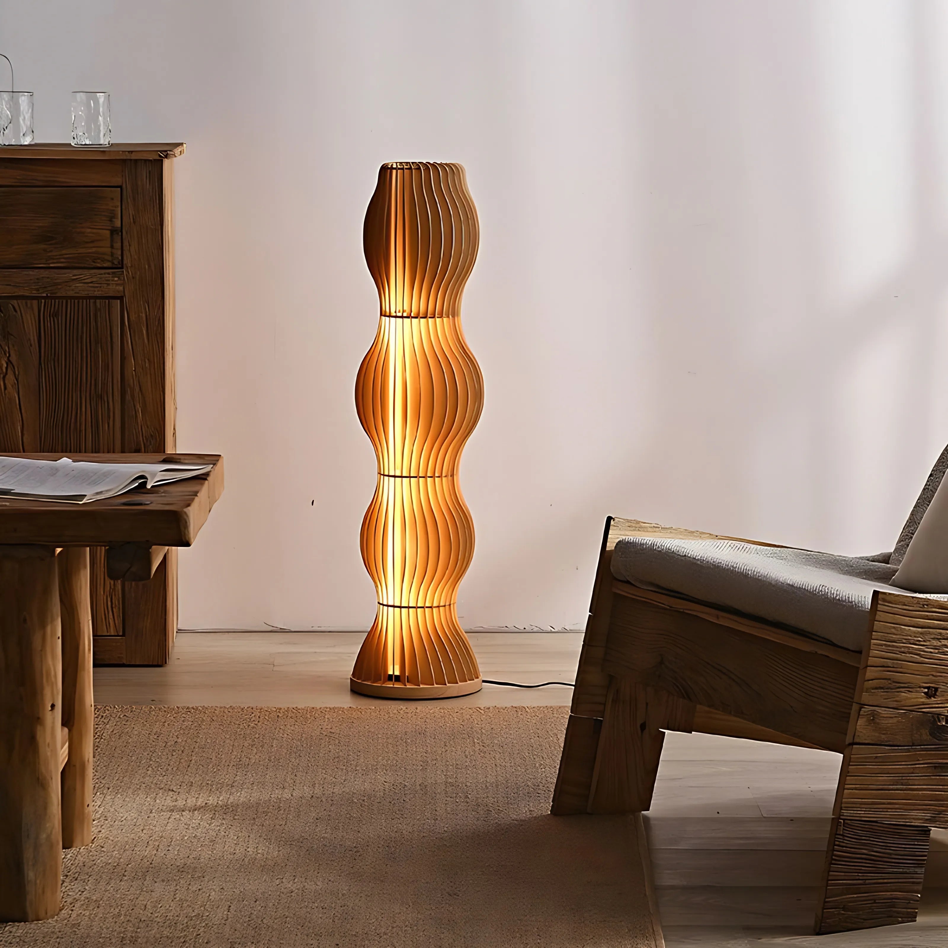 Vapor Wood Lamp Lamp Interior Moderna
