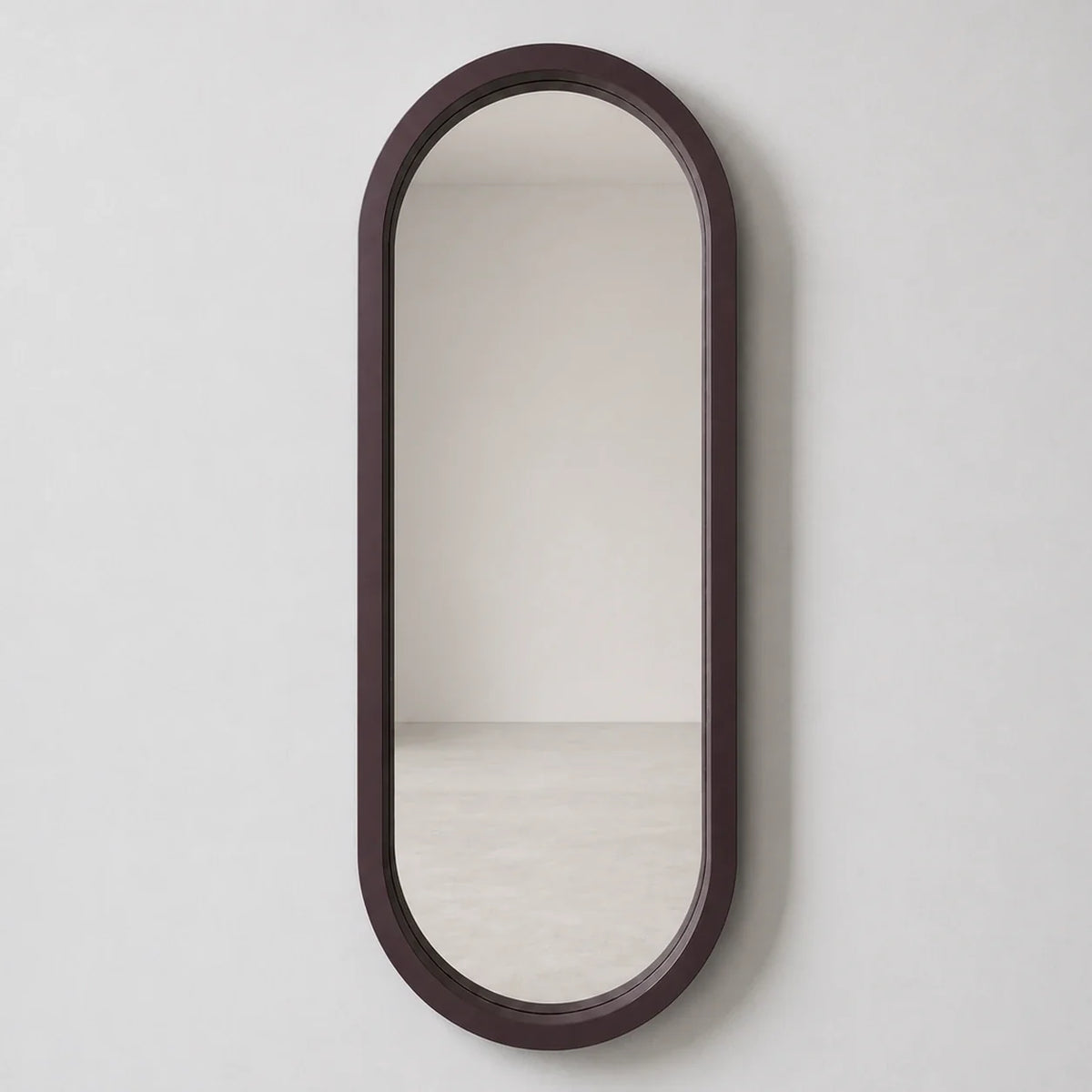 The Pill Mirror | Brown Mirror Interior Moderna