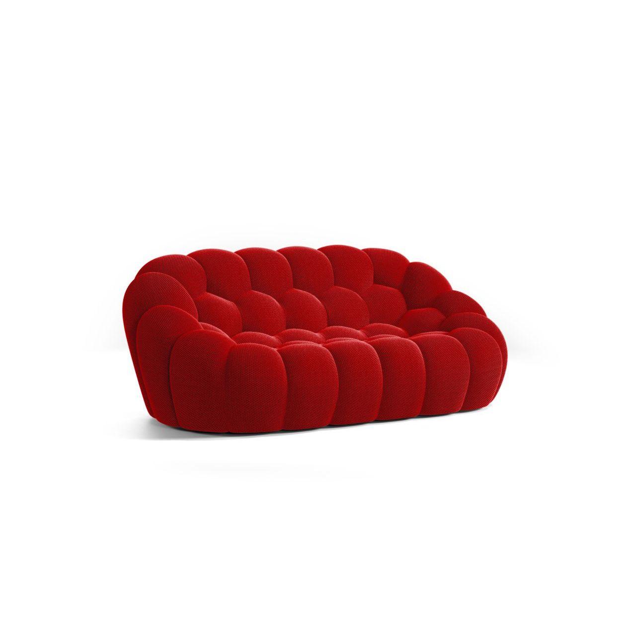 Bubble Two Seater Sofa Interior Moderna Ruby Red