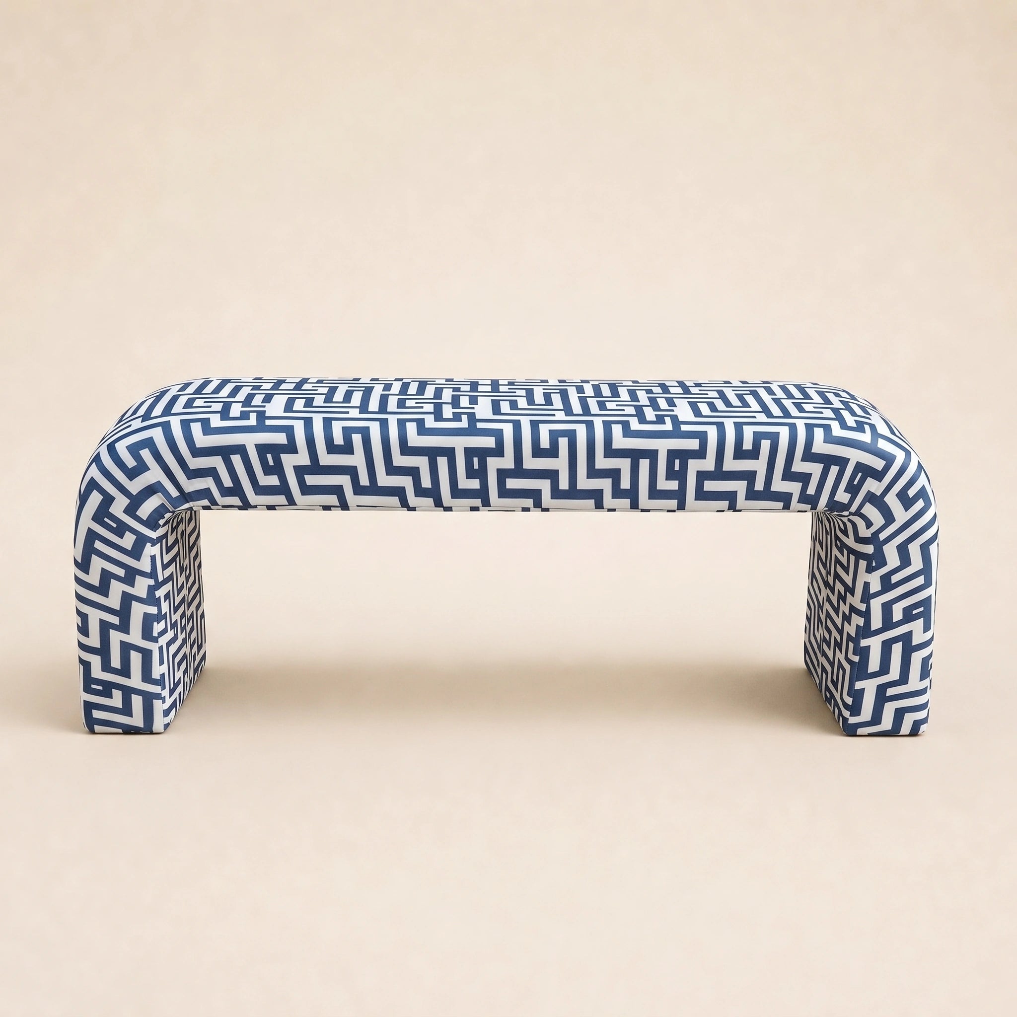 Cascada Bench | Labyrinth Bench Interior Moderna Blue