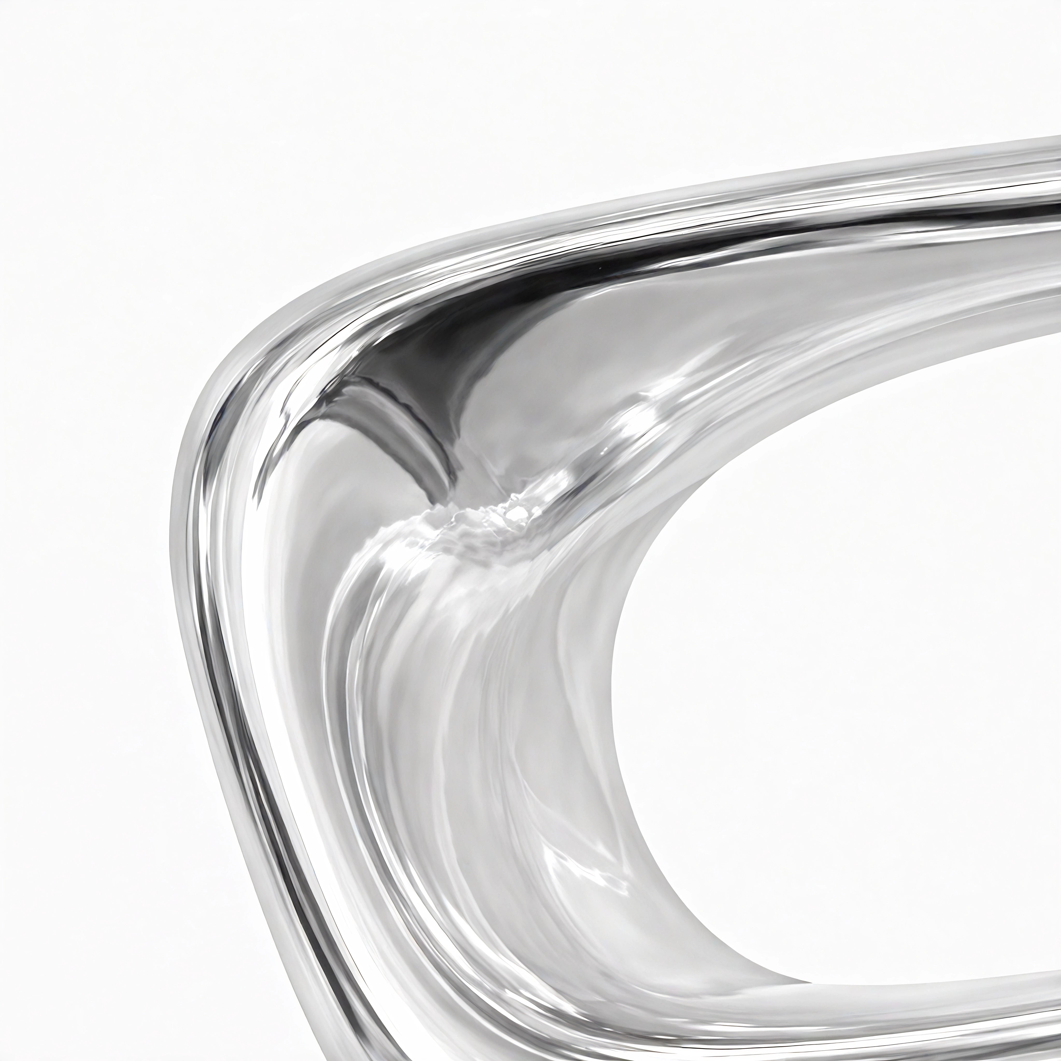 Chrome Mirage Bookshelf Table Interior Moderna