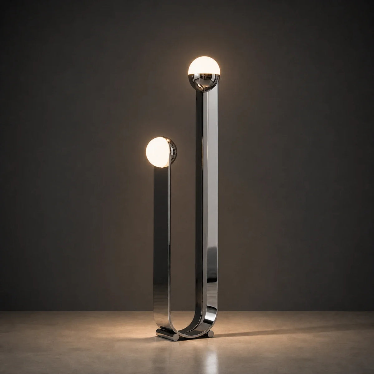 Chrome Orbit Lamp Lamp Interior Moderna New