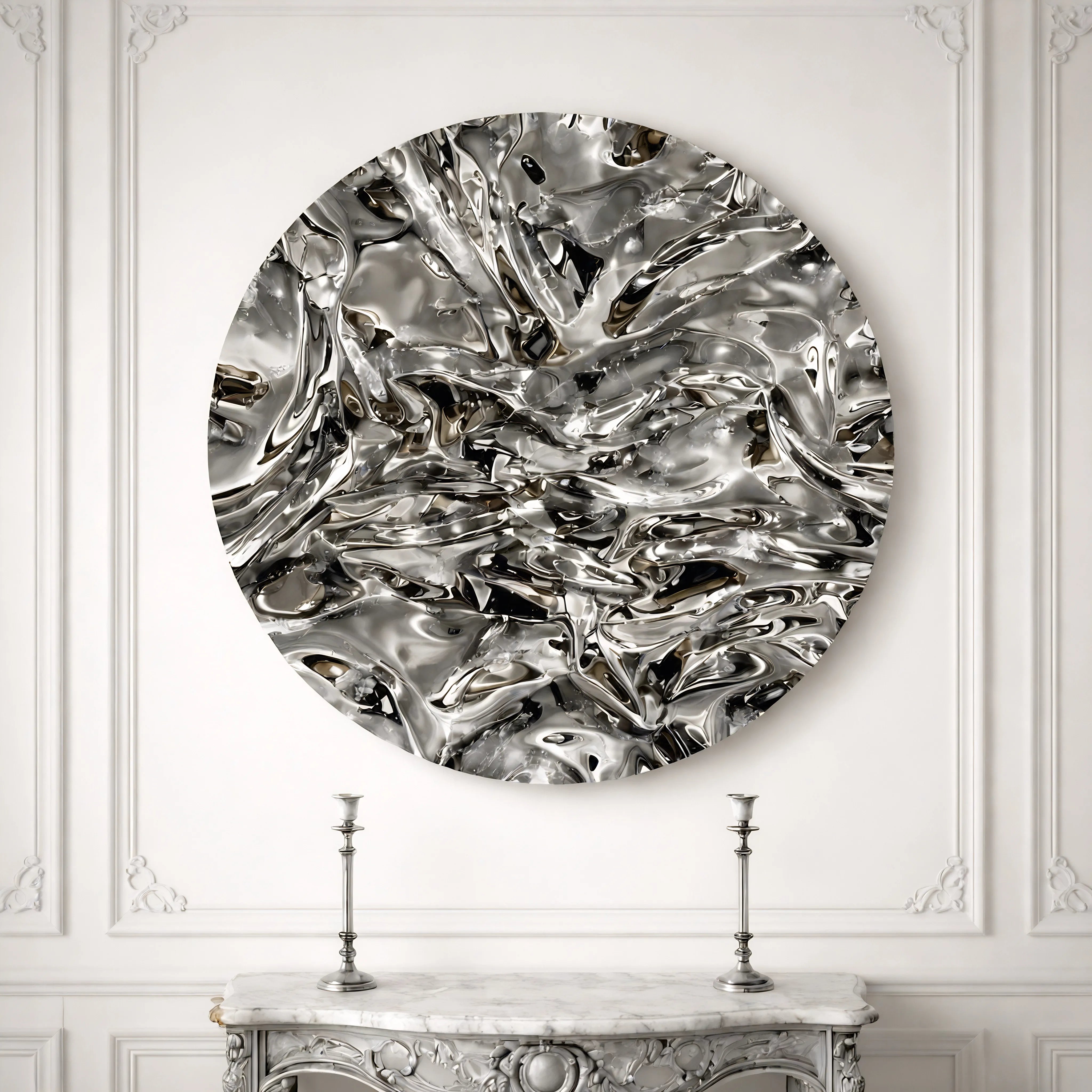 Chrome Relief Wall Art Jianzhi Regular