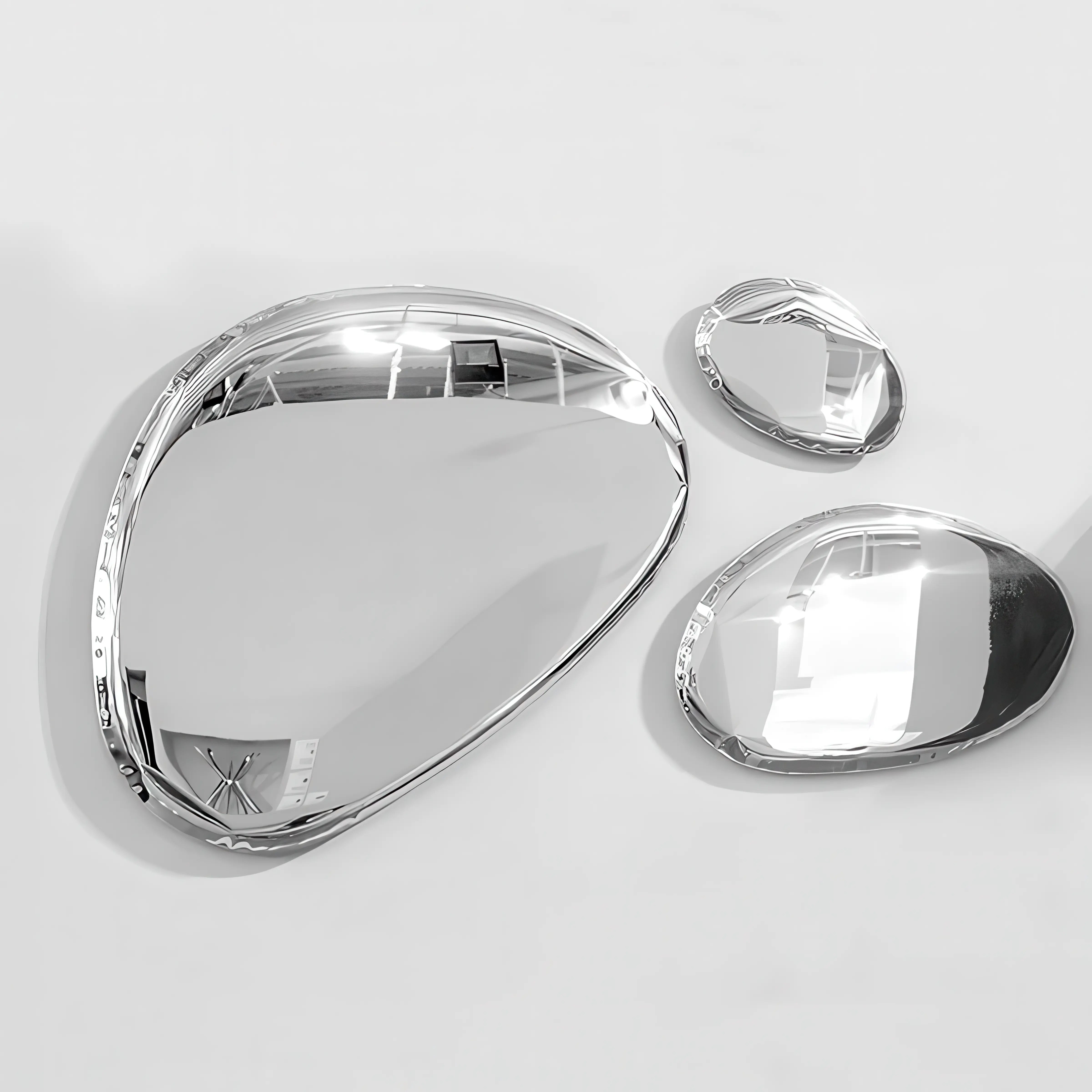 Chrome Bubbles Wall Art Interior Moderna