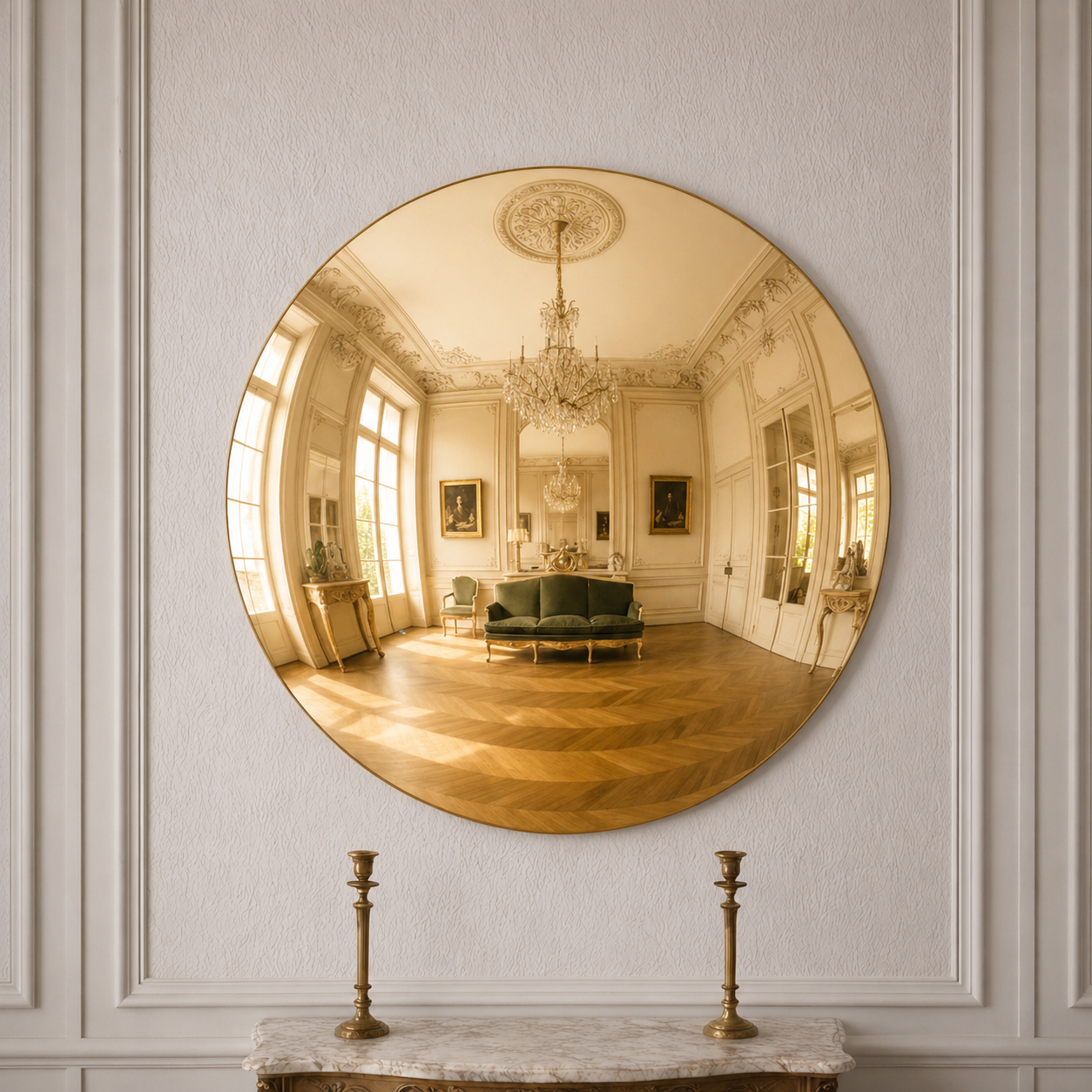 Convex Mirror | Gold Interior Moderna