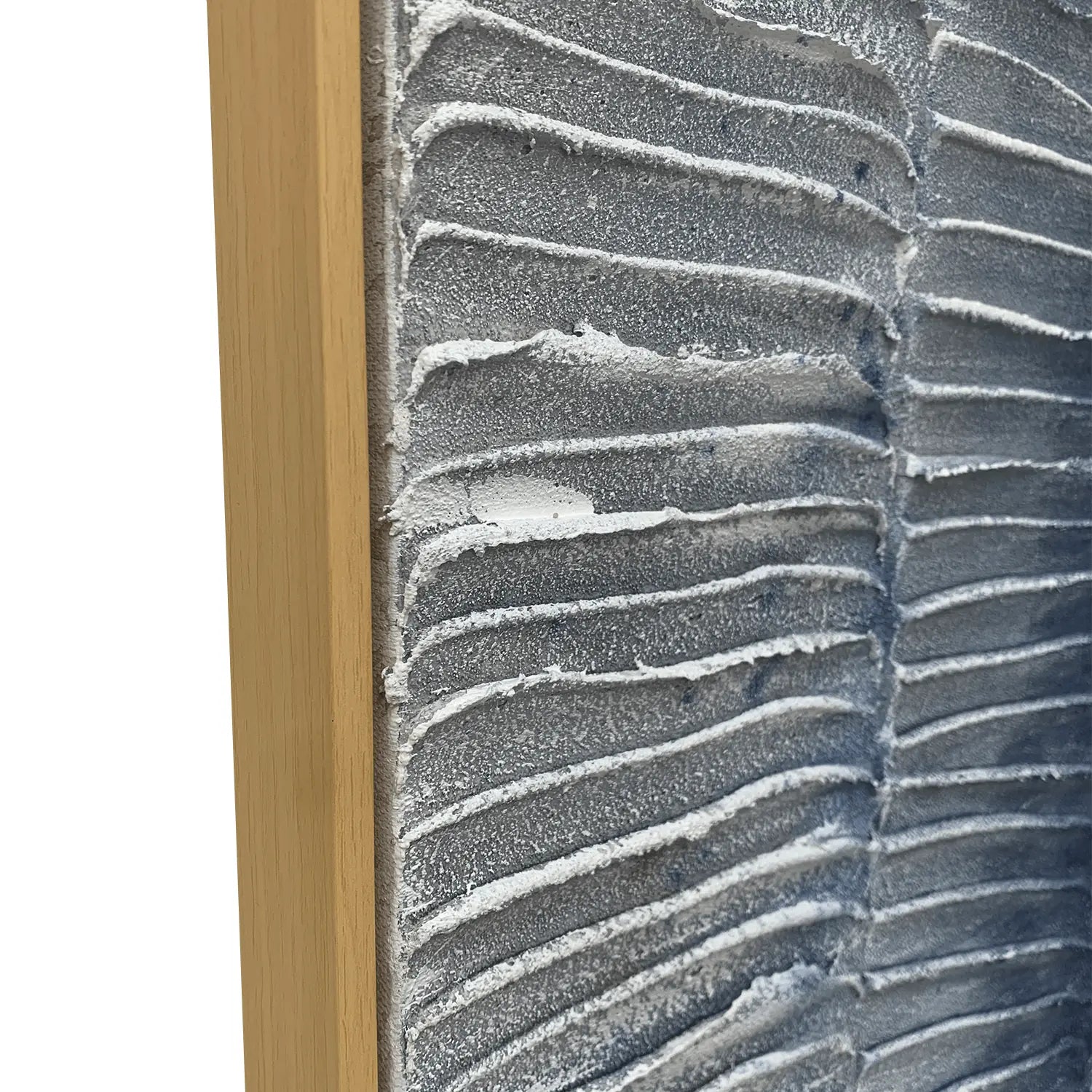 Whitewash Waves Wall Art Interior Moderna