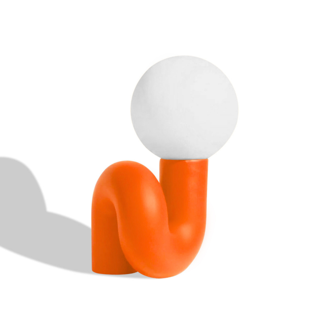 The Curl Lamp Lamp Interior Moderna Orange