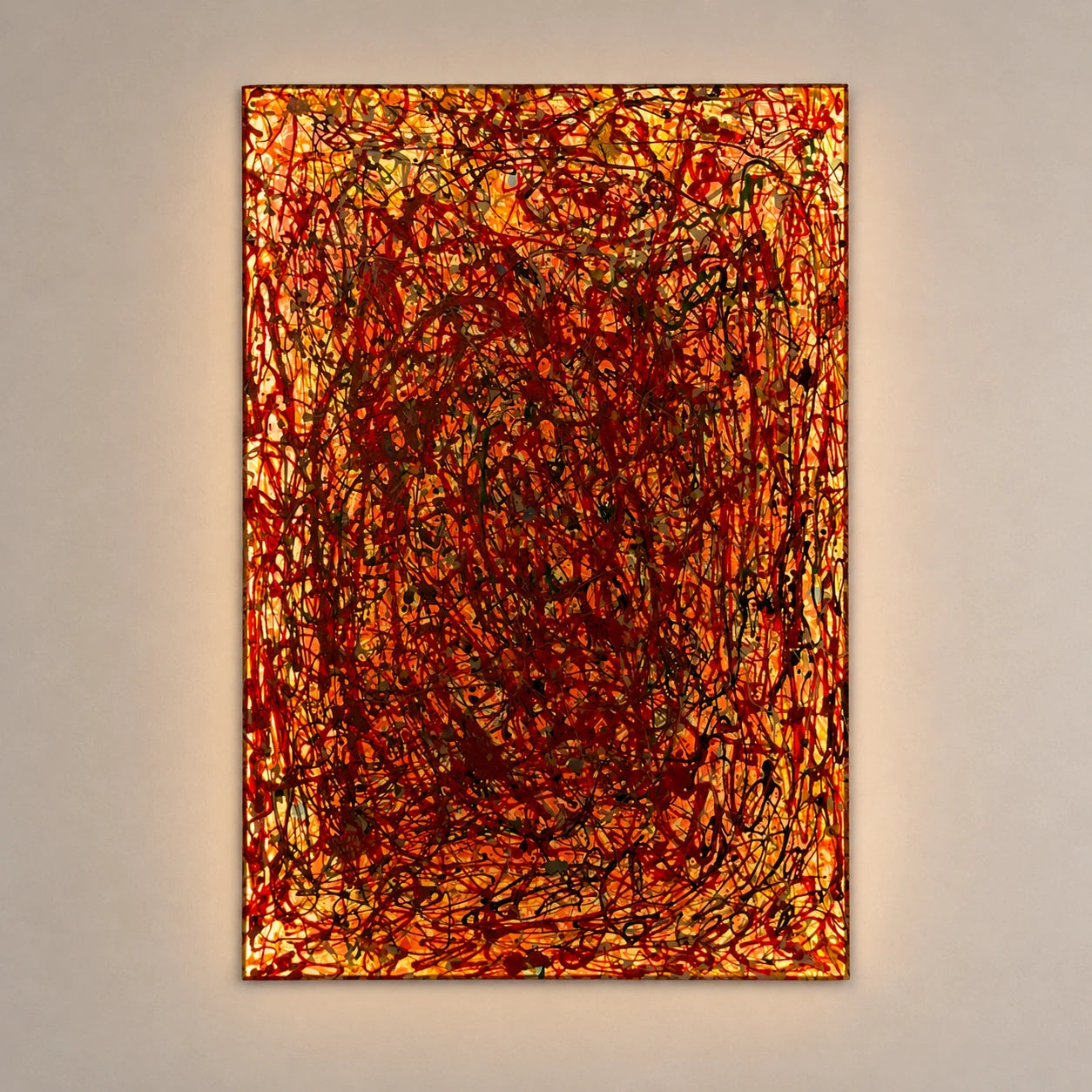 Ember Ascension Wall Art Interior Moderna
