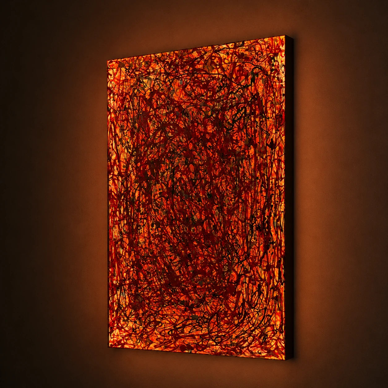 Ember Ascension Wall Art Interior Moderna