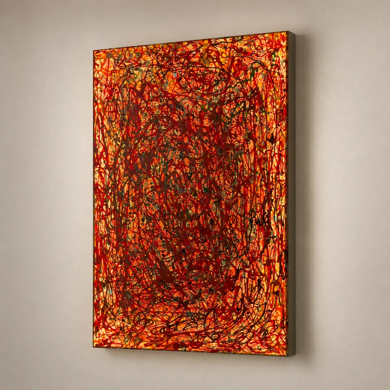 Ember Ascension Wall Art Interior Moderna