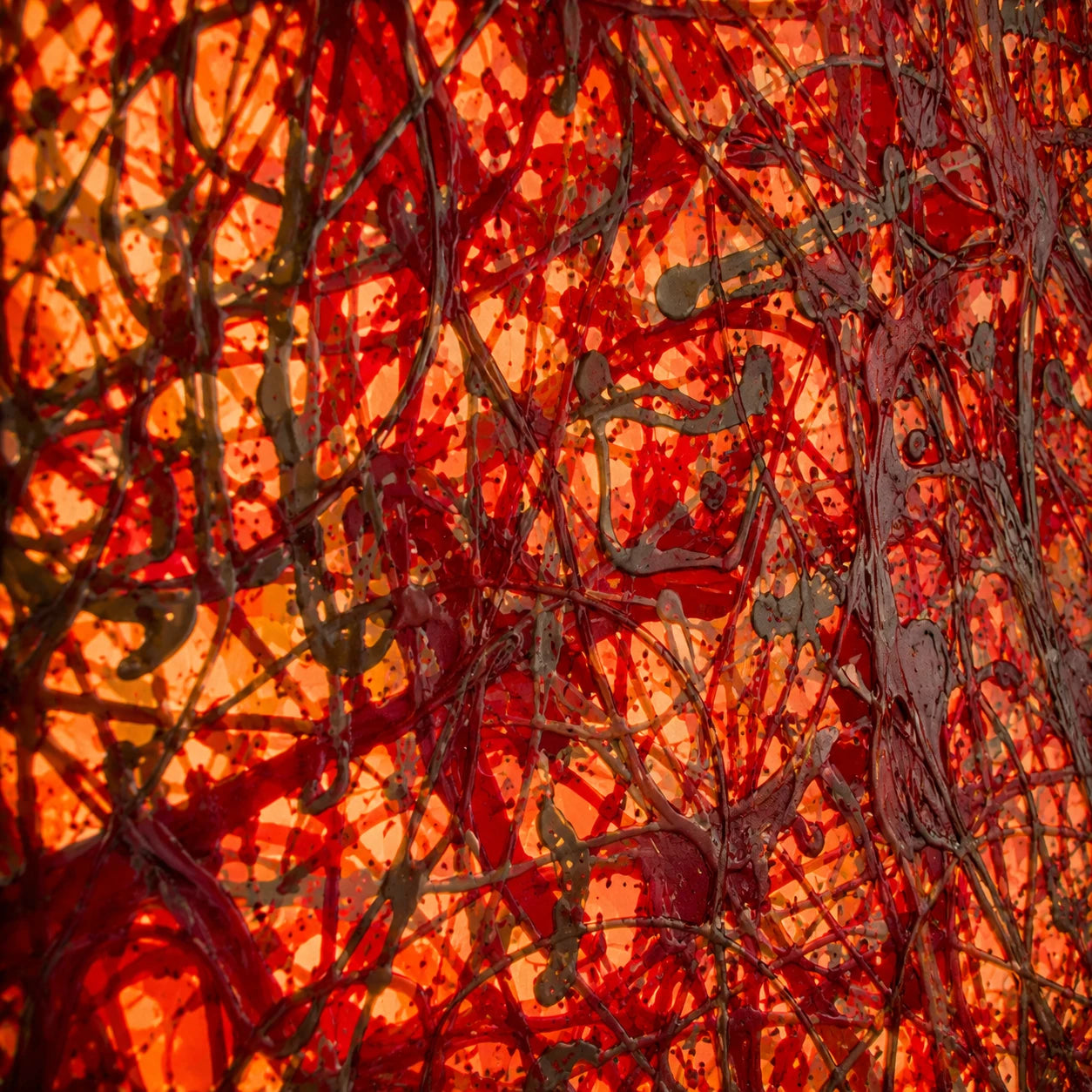 Ember Ascension Wall Art Interior Moderna