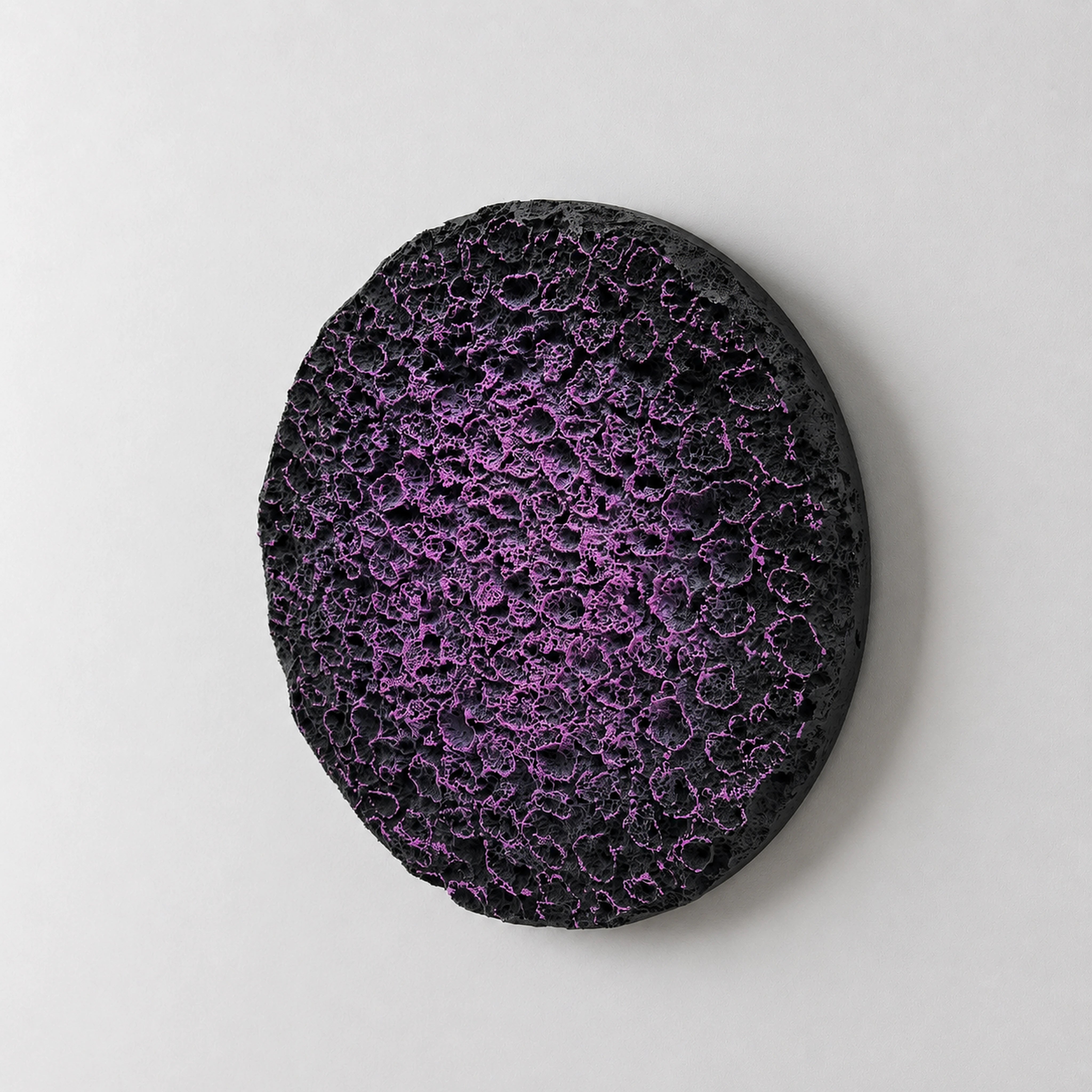 Erosion | Violet Coral Wall Art Interior Moderna