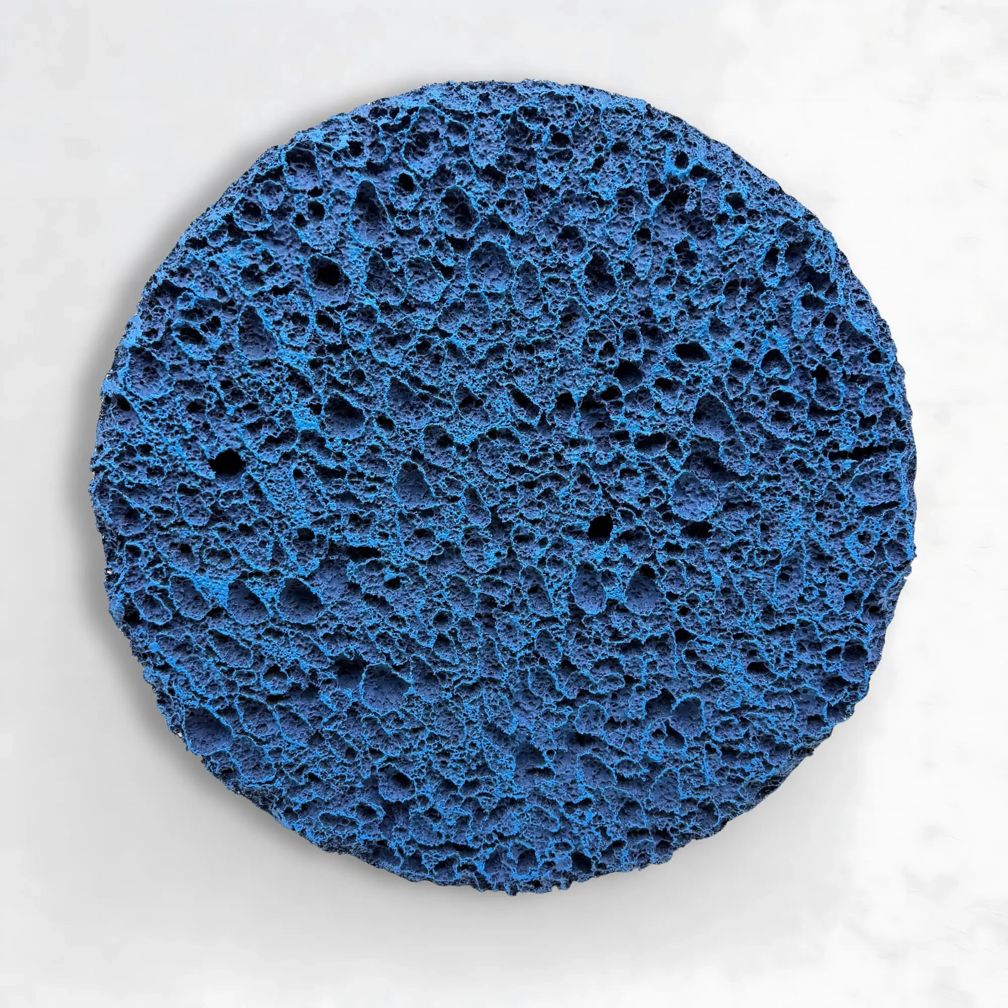 Erosion | Deep Tidal Blue Wall Art Jianzhi