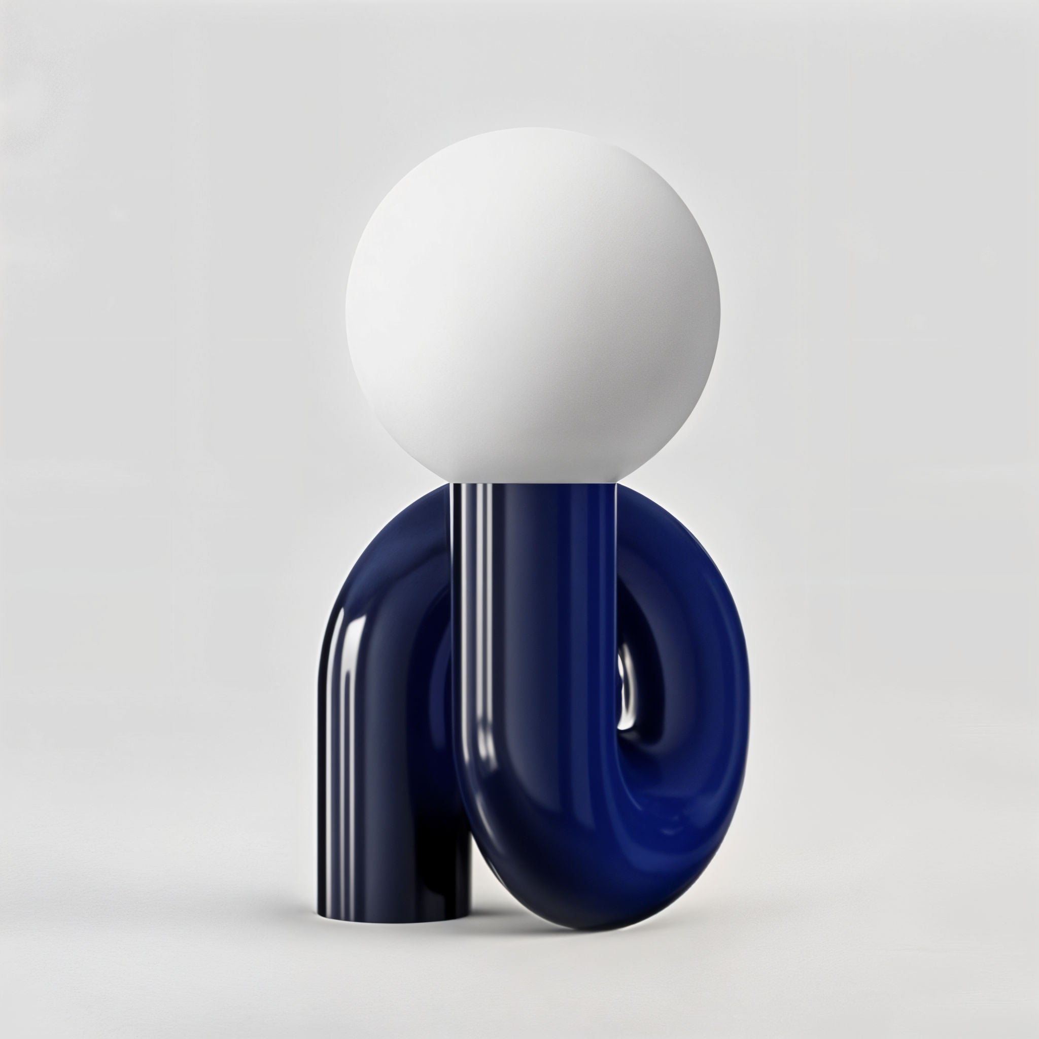 The Curl Lamp Lamp Interior Moderna Navy