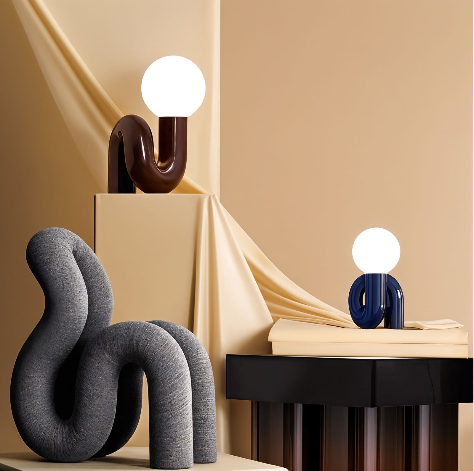 Curl Lamp Neotonic Lamp Interior Moderna
