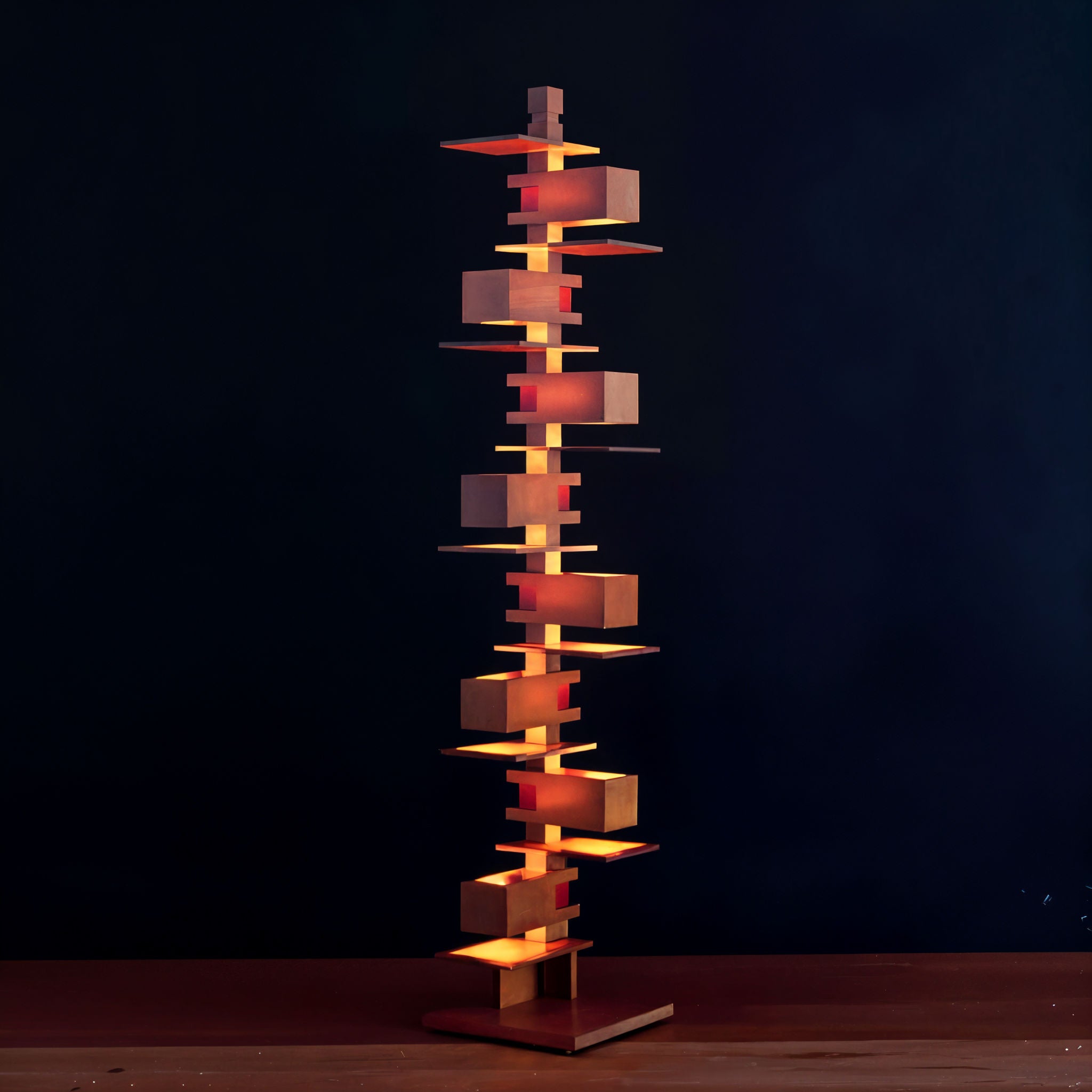 Jenga Lamp Lamp Interior Moderna