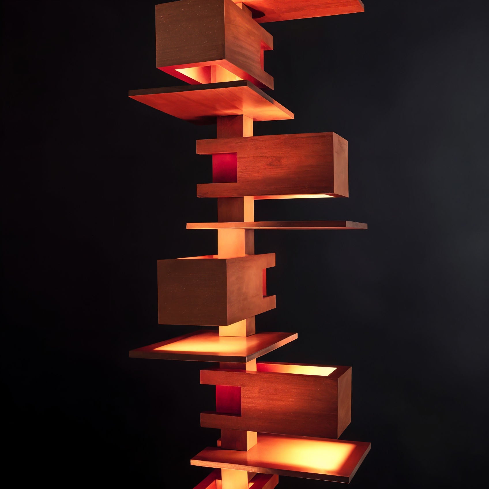 Jenga Lamp Lamp Interior Moderna