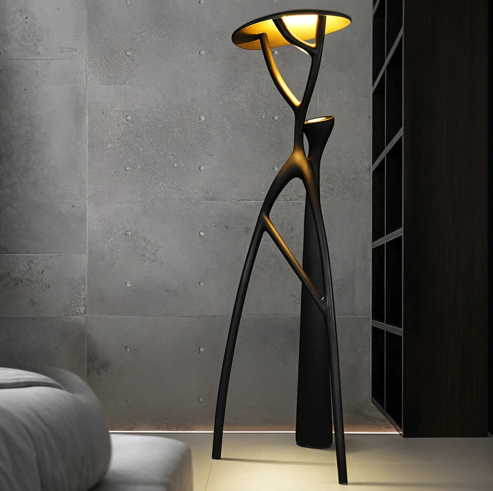 Humanoid Standing Tree Floor Lamp Lamp Interior Moderna
