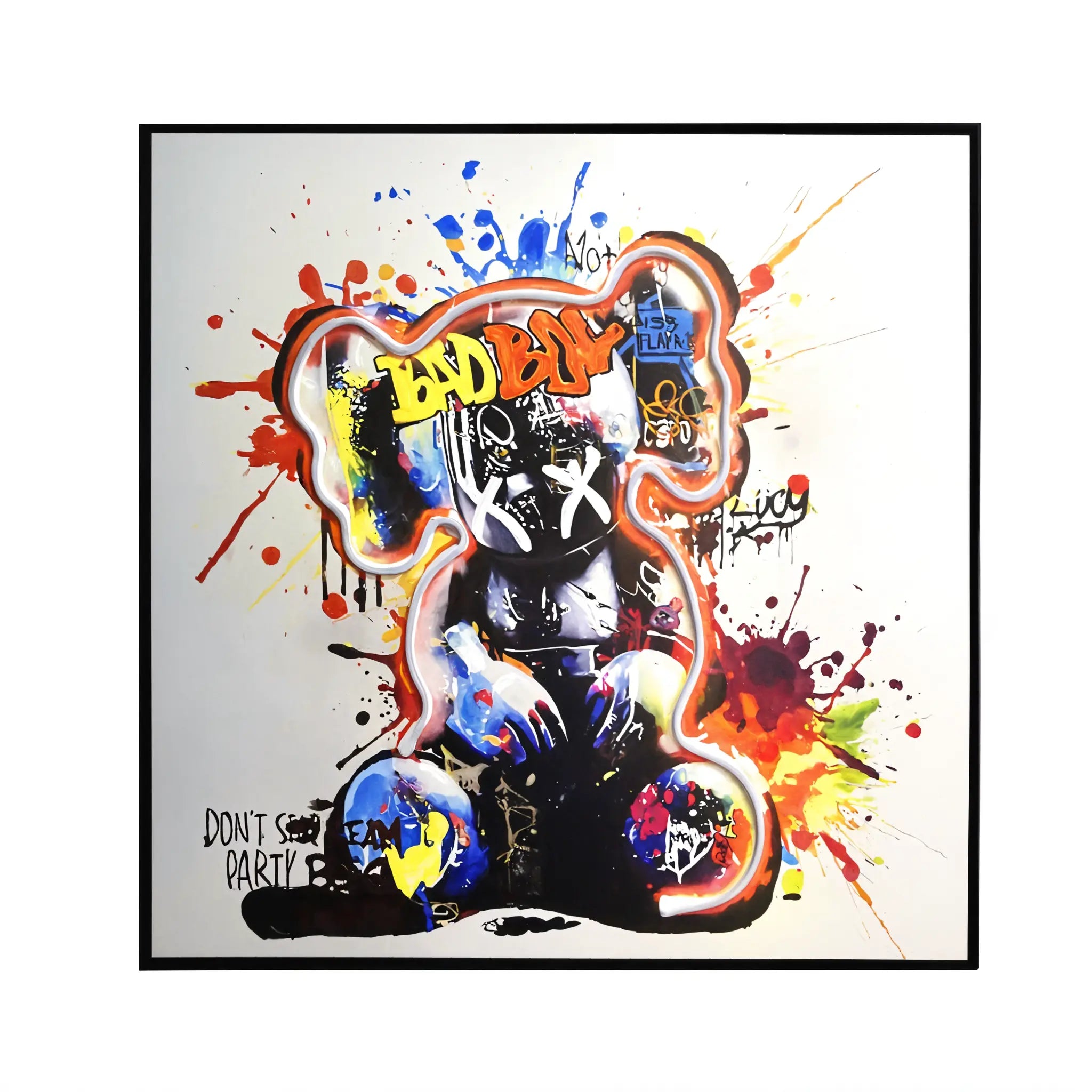 Pop Burn Wall Art Interior Moderna