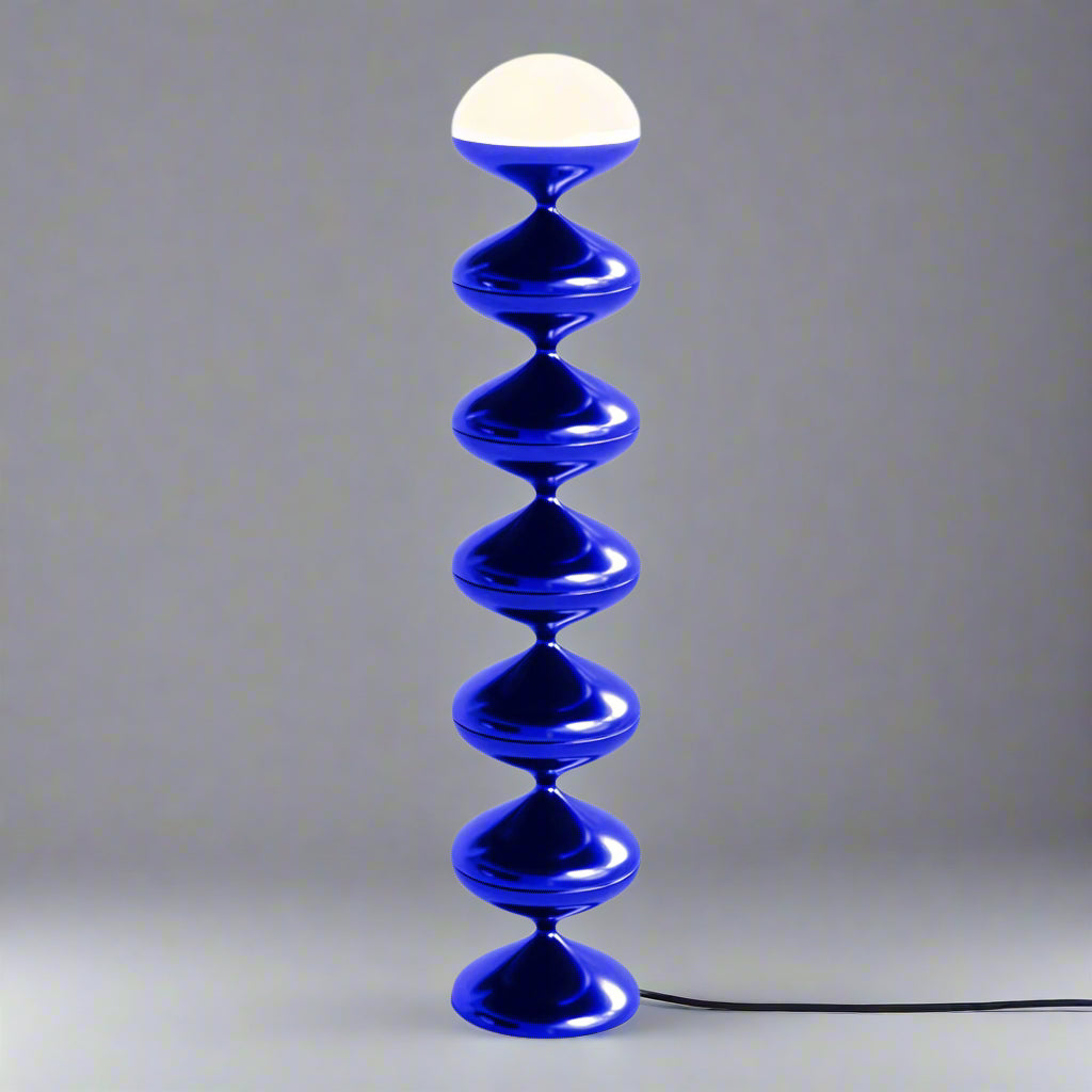 Gourd Floor Lamp Lamp Interior Moderna Blue