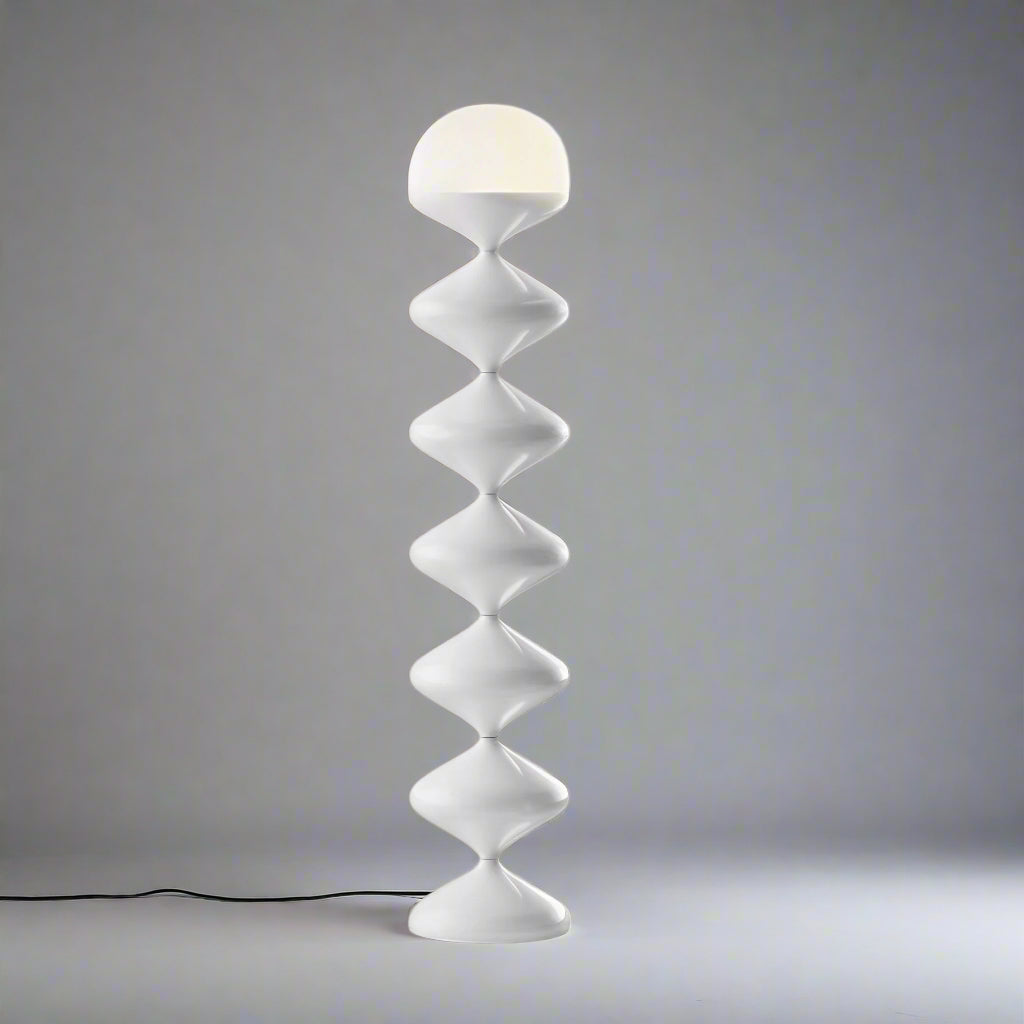 Gourd Floor Lamp Lamp Interior Moderna White