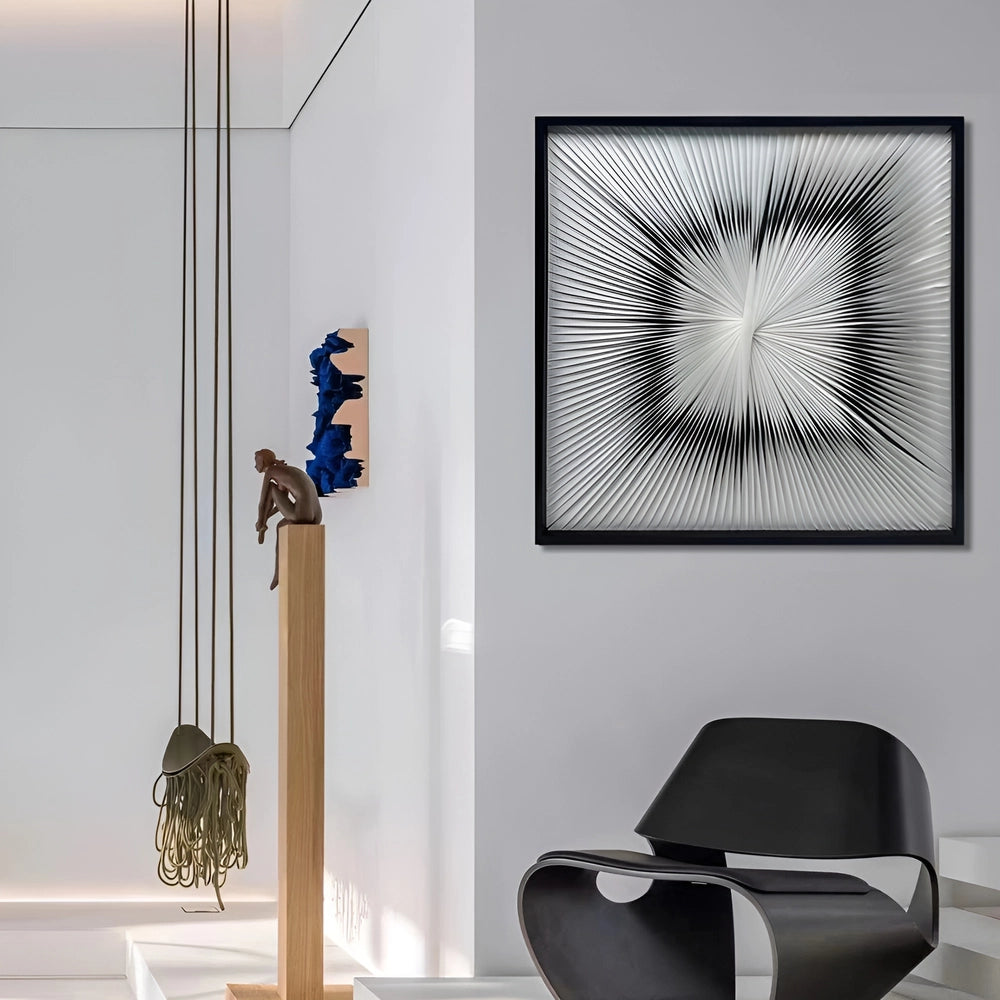 Fabric Fusion Wall Art Interior Moderna Black