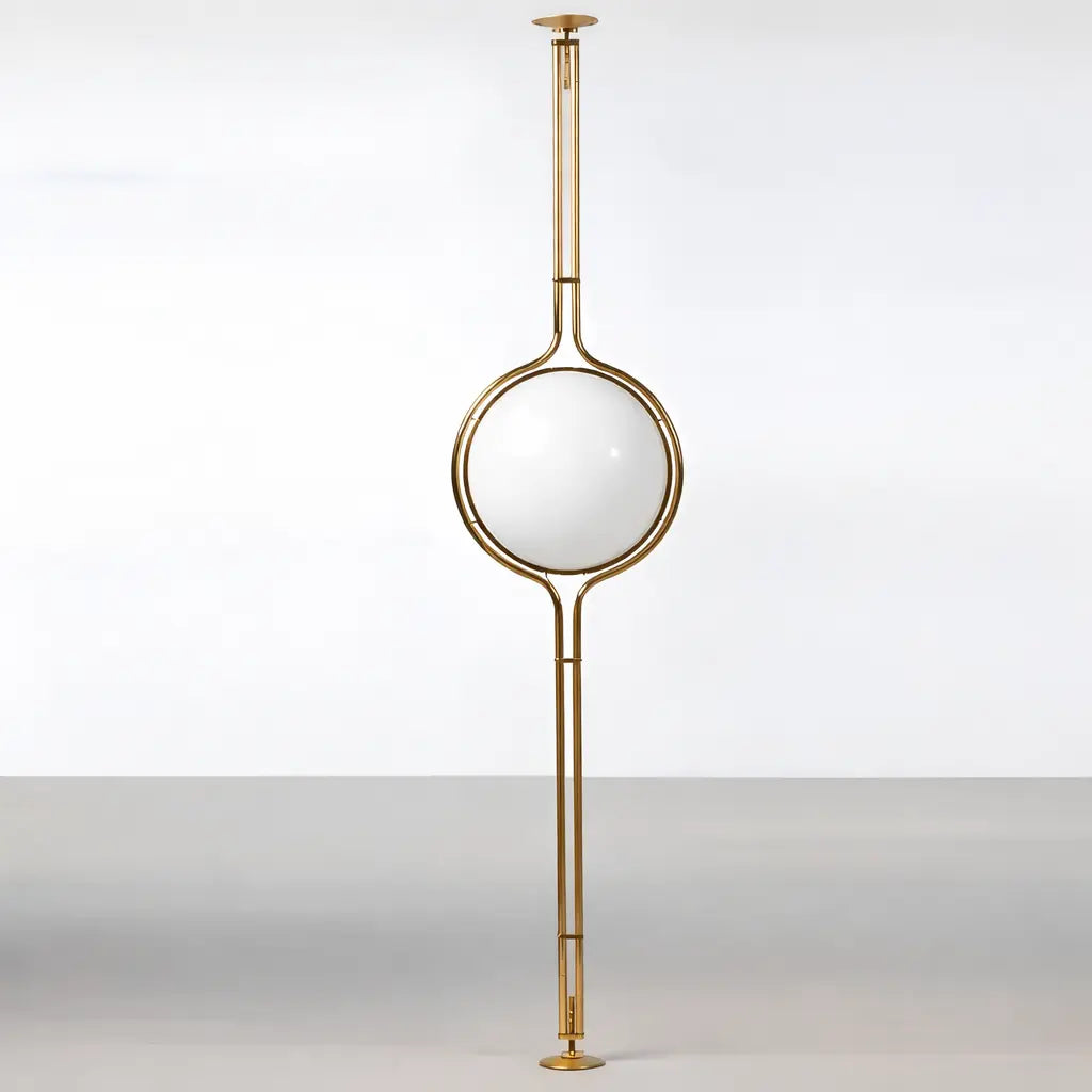 Solus Floor to Ceiling Lamp Lamp Interior Moderna Brushed Gold