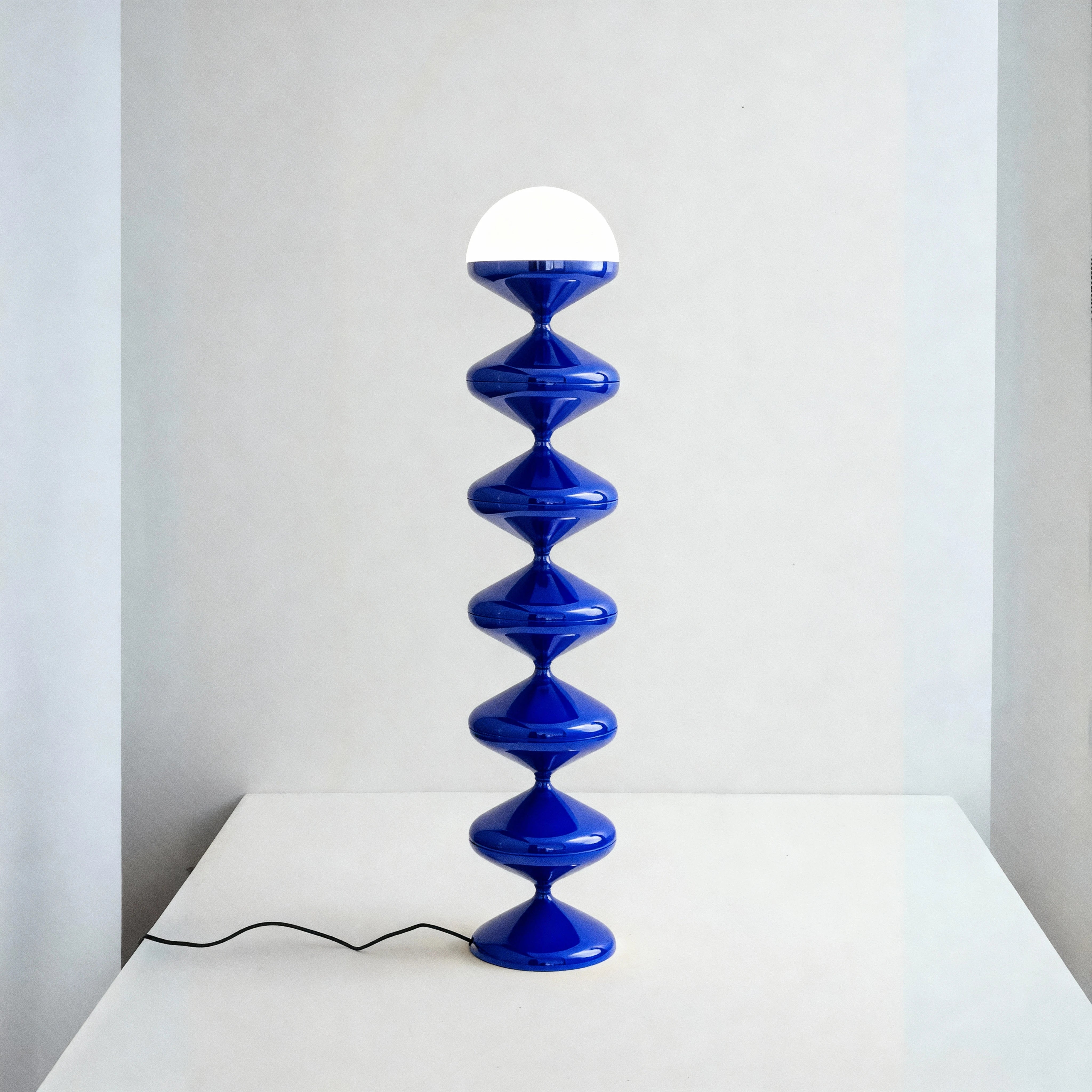 Gourd Floor Lamp Lamp Interior Moderna Blue