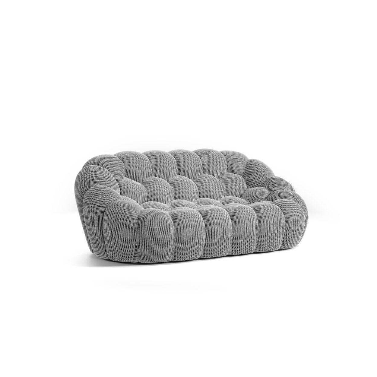 Bubble Two Seater Sofa Interior Moderna Mist Gray
