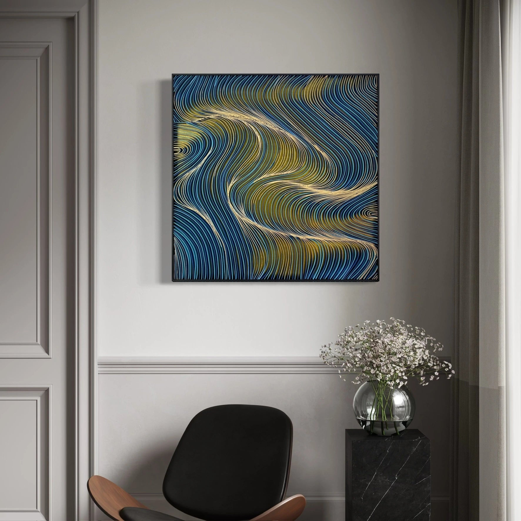 Harmonic Drift Wall Art Interior Moderna