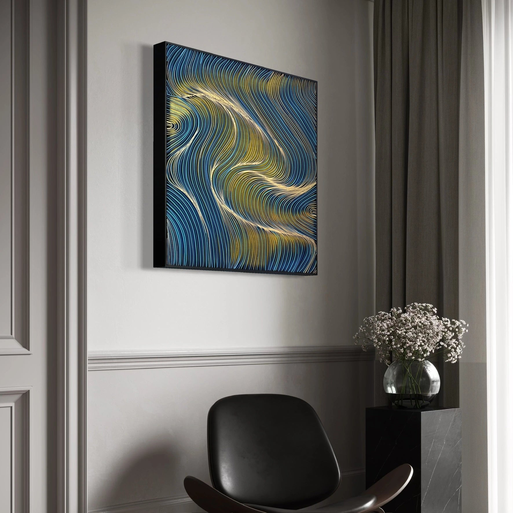 Harmonic Drift Wall Art Interior Moderna