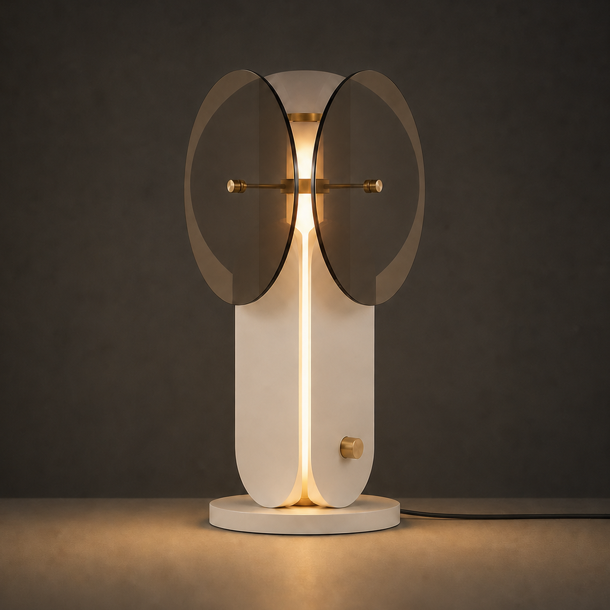 IM approved table lamp hero — L-39 — nighttime