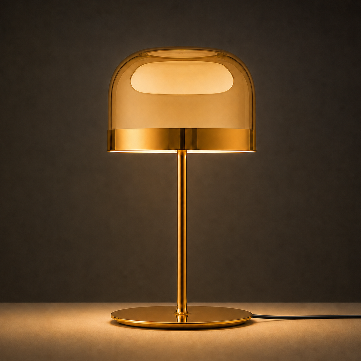 IM approved table lamp hero — L-42-GO — nighttime