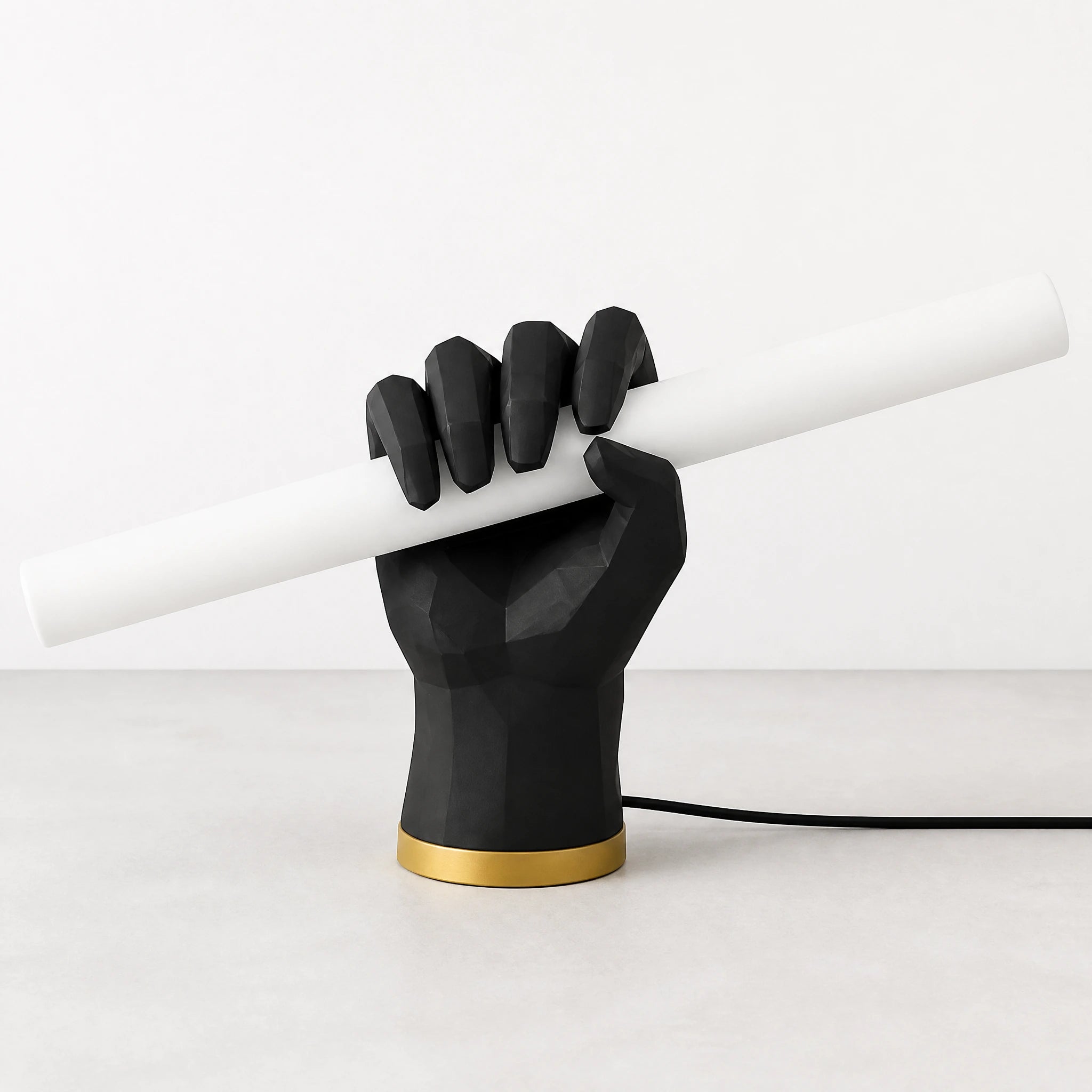 Mano Lux Lamp Lamp Interior Moderna Black New