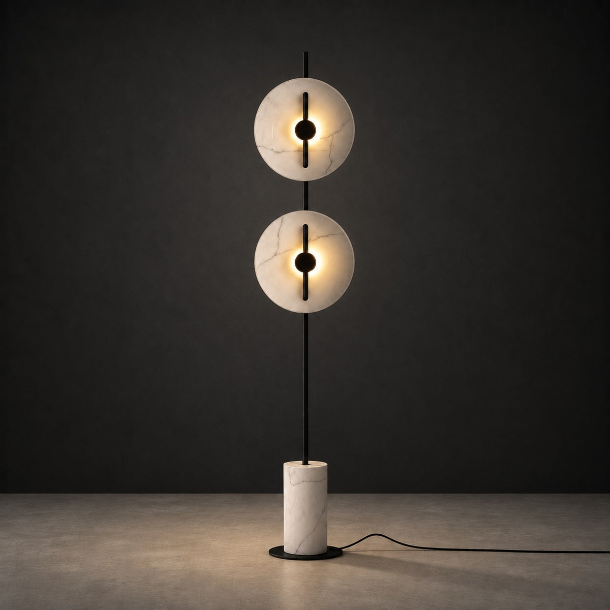 Lunar Glow Floor Lamp Lamp Interior Moderna New
