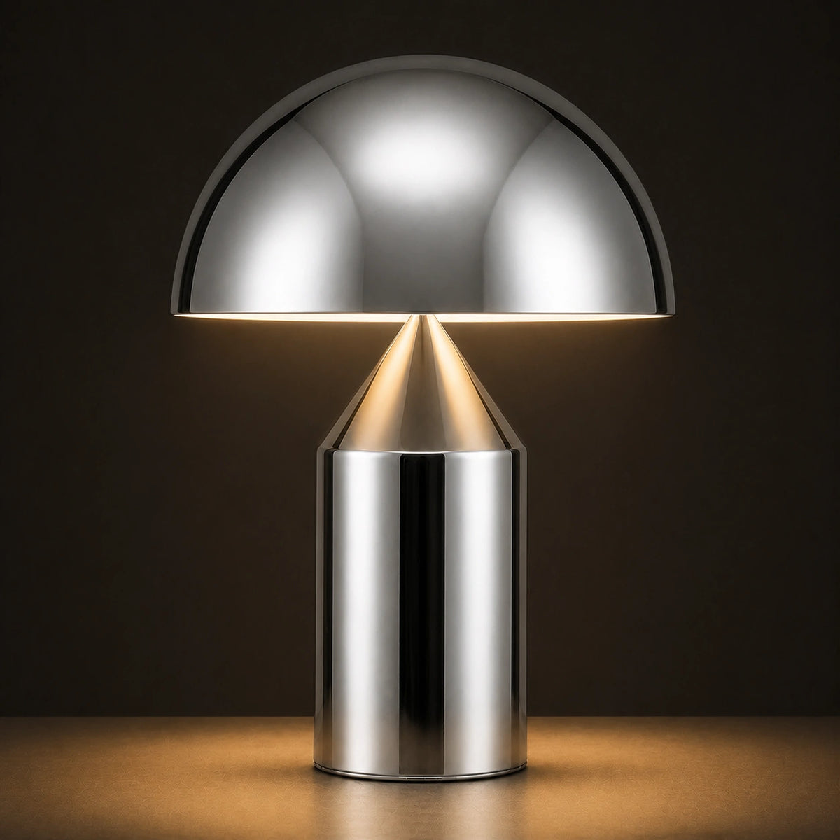 Mireva Table Lamp Lamp Interior Moderna Chrome Silver Medium New