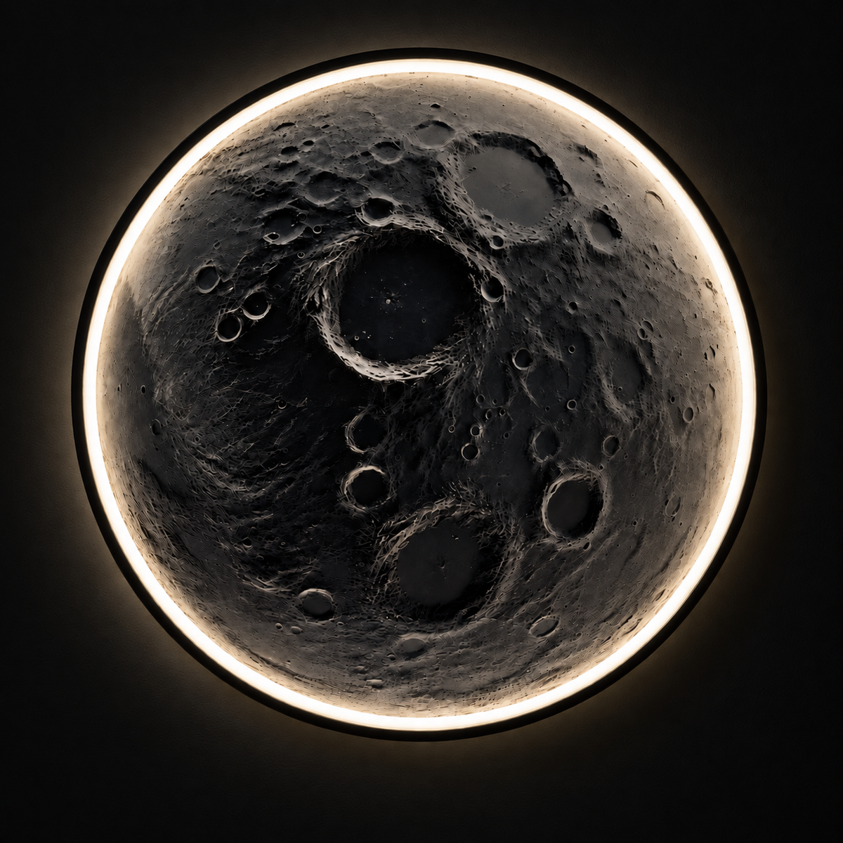 Silent Moon Wall Art Interior Moderna Medium New