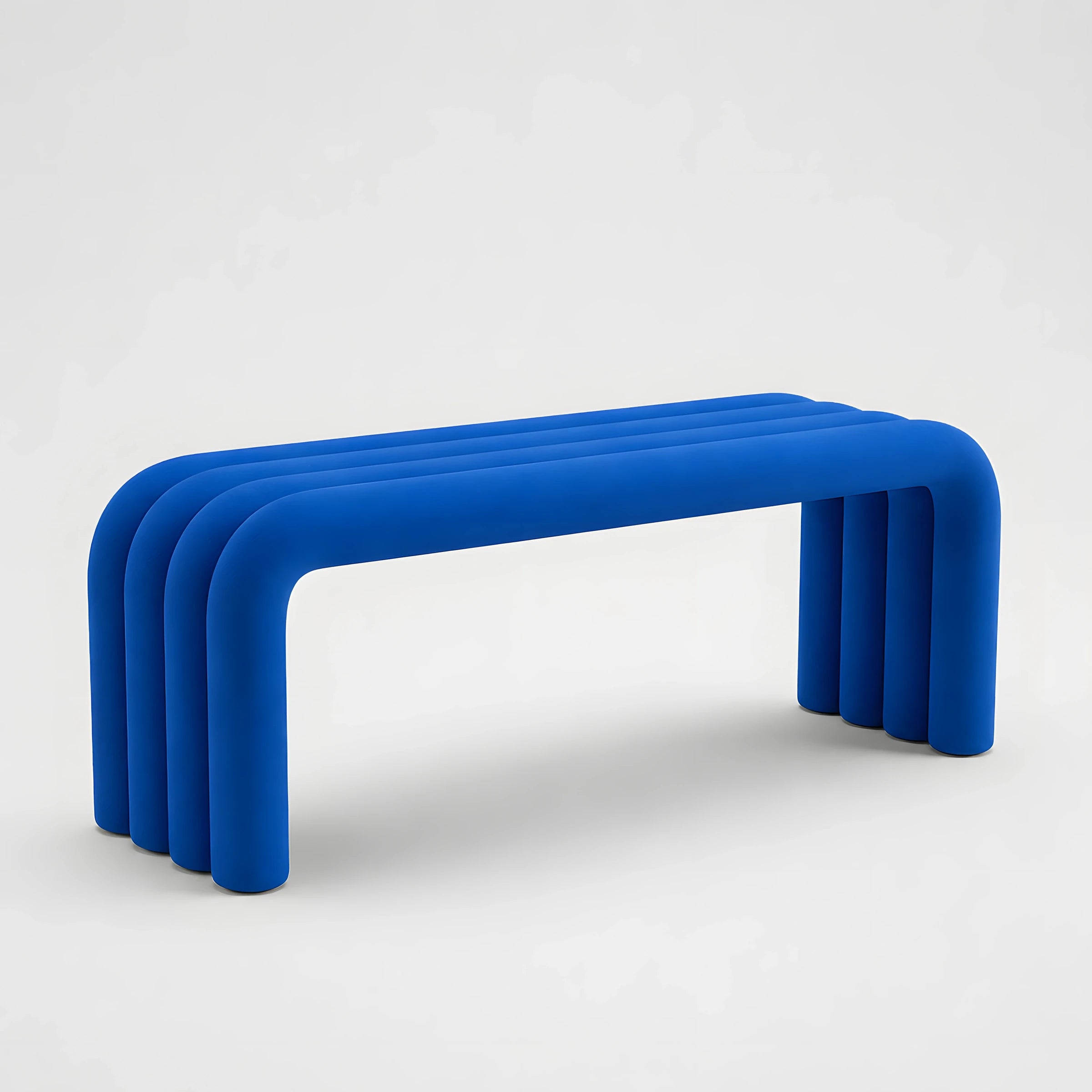 The Noodle Pipe Bench Bench Interior Moderna Blue