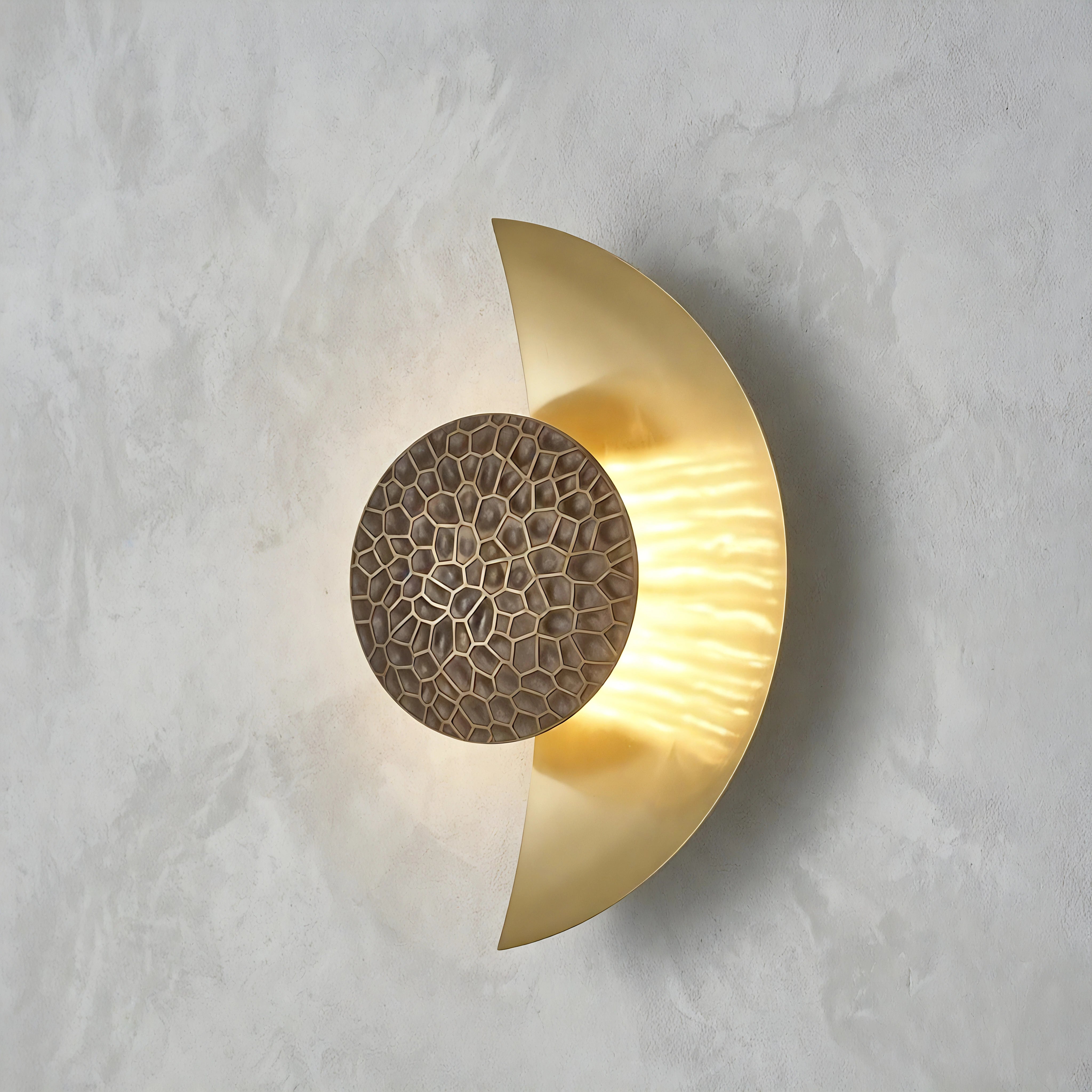 Crescent Sconce Lamp Interior Moderna