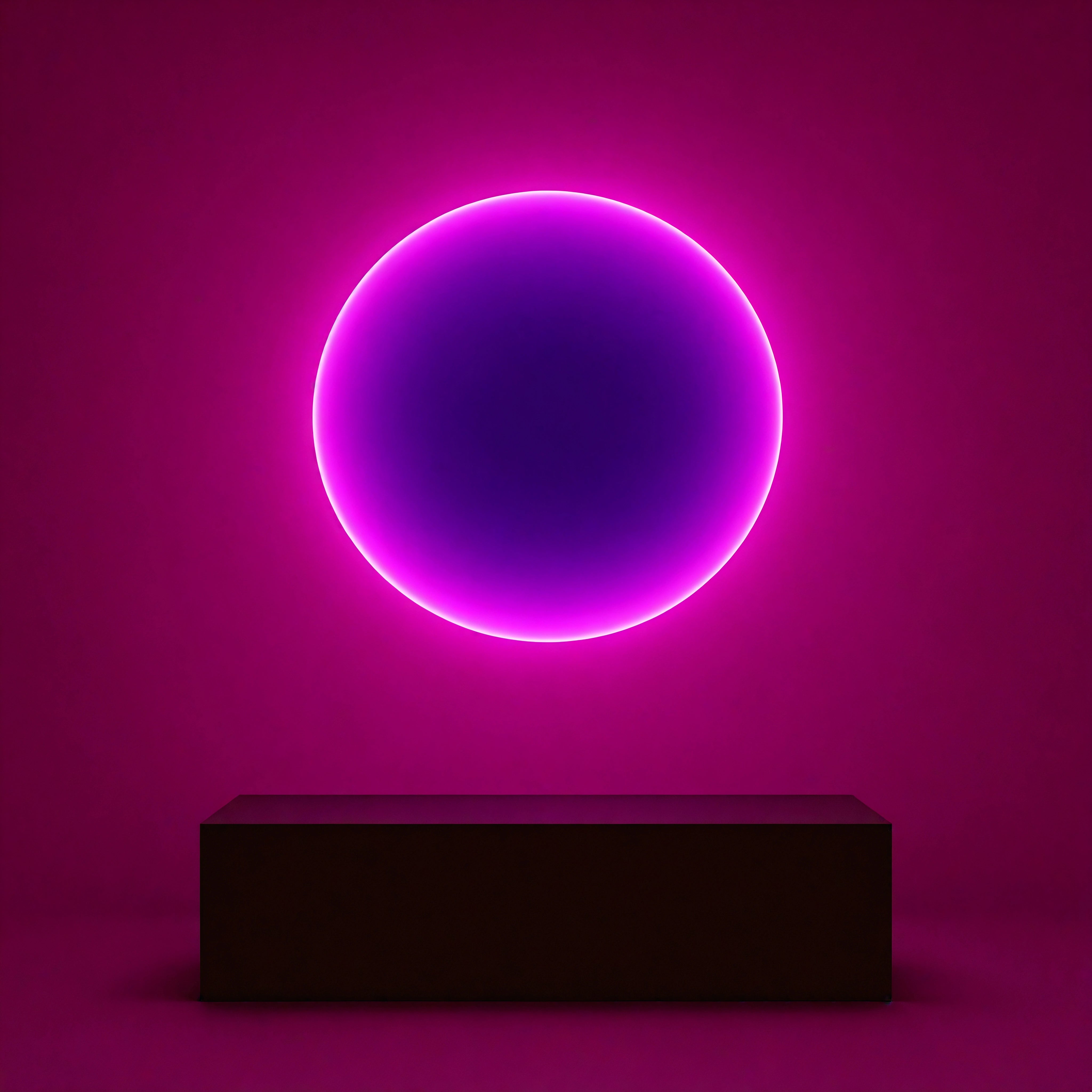 Silent Burn: Dusk Magenta Wall Art Interior Moderna Regular