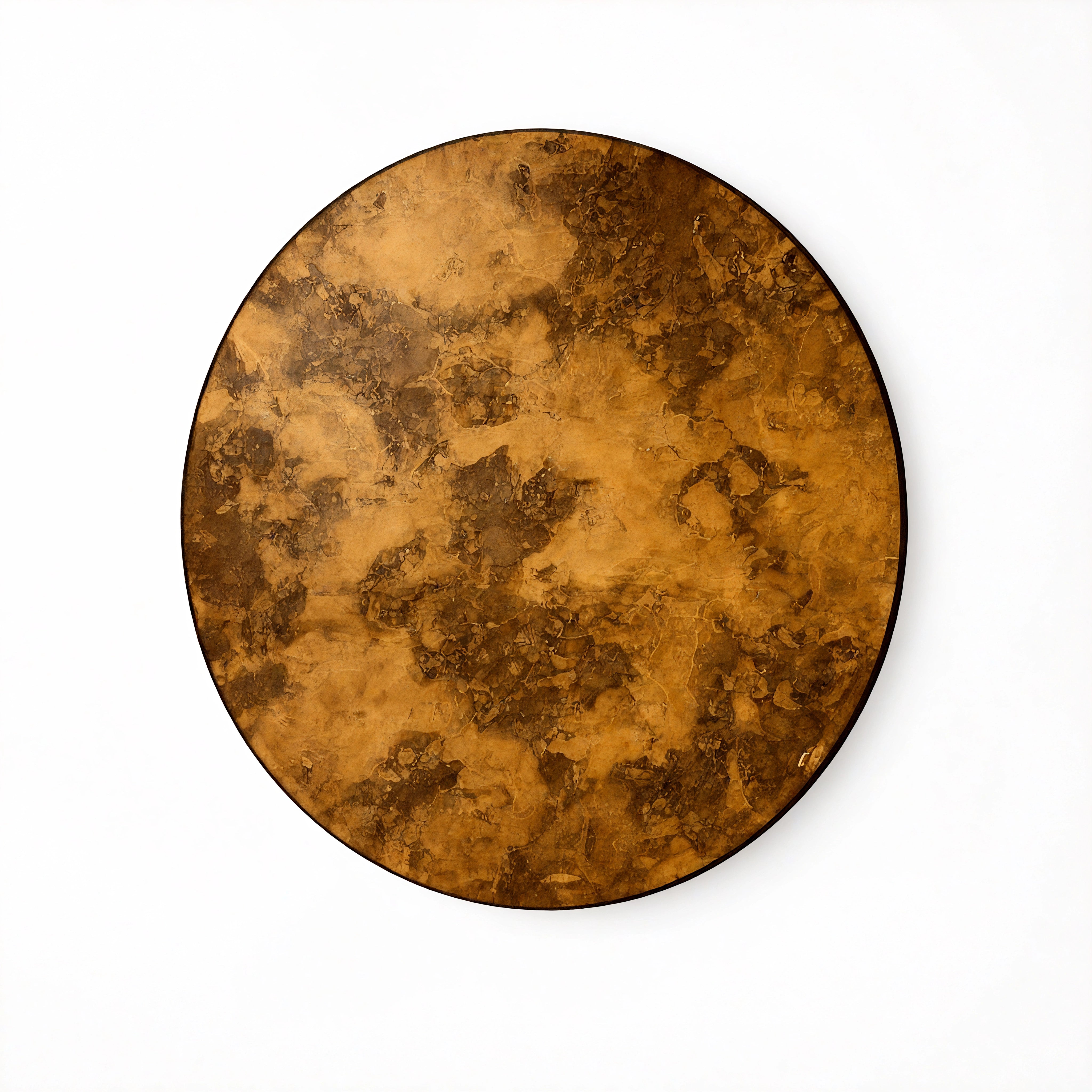 Antiqued Round Mirror | Aurelia Dusk Mirror Interior Moderna