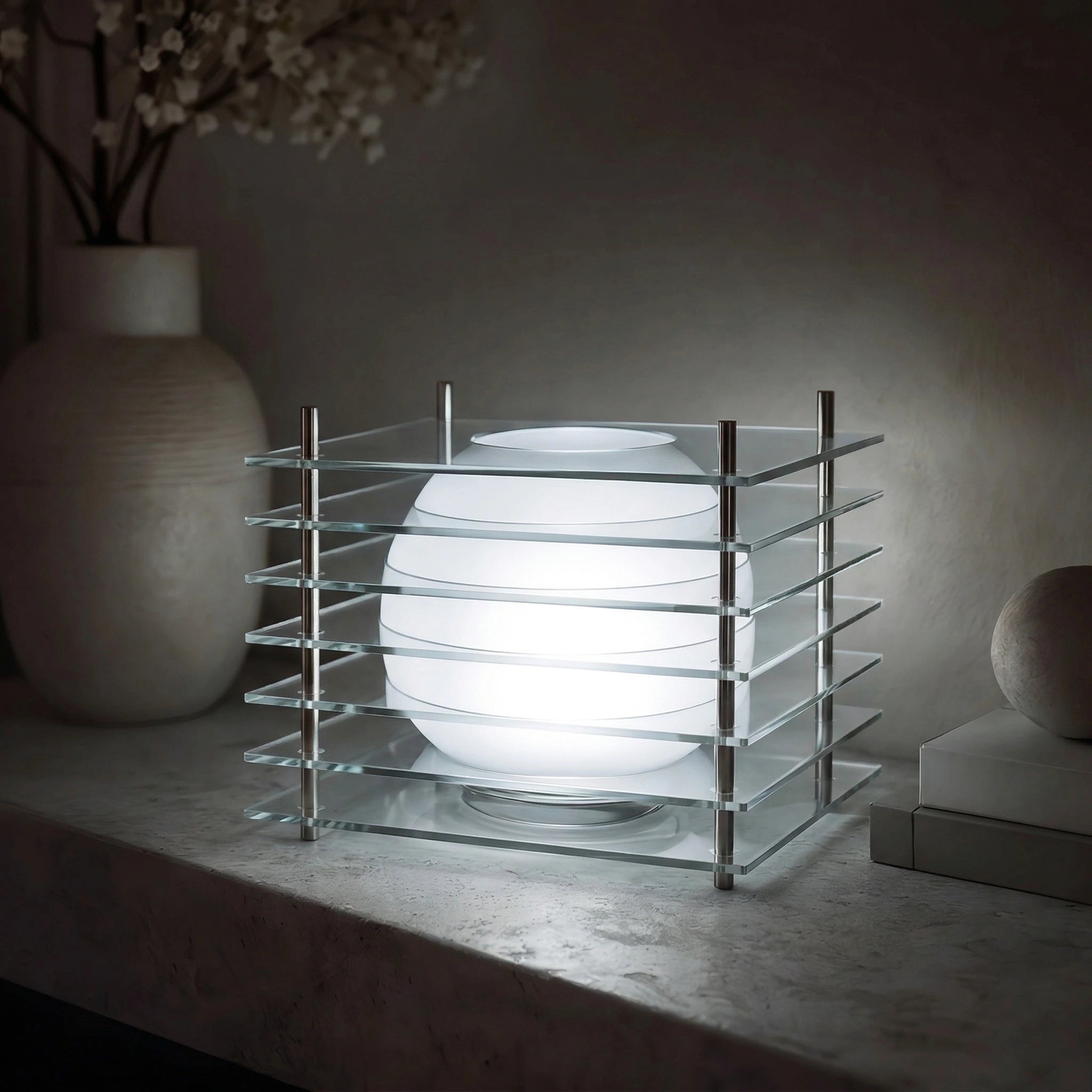 Luminex Cube Lamp Interior Moderna