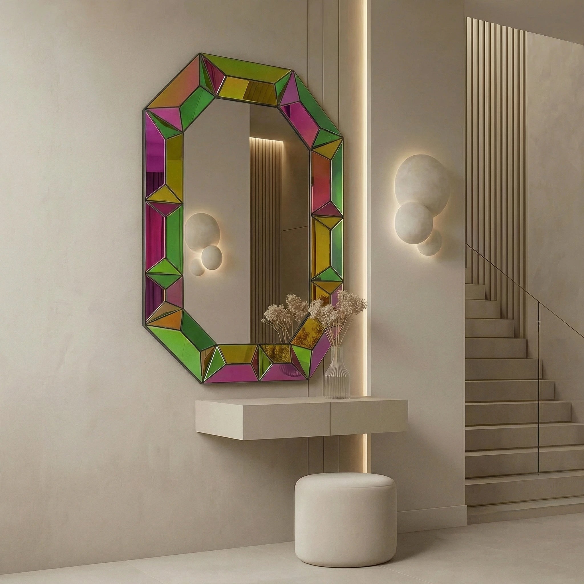 Cosmo Mirror | Multi-colored Mirror Interior Moderna