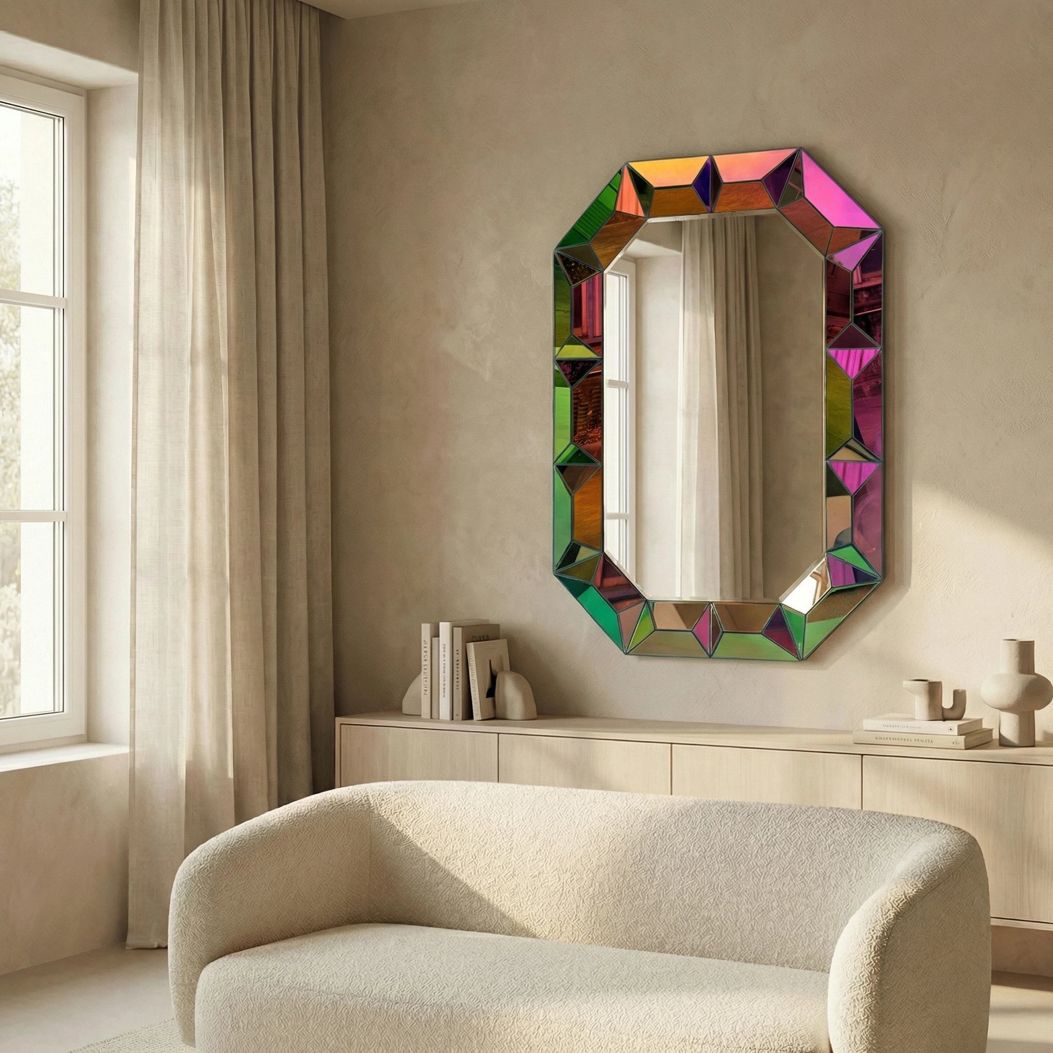 Cosmo Mirror | Multi-colored Mirror Interior Moderna