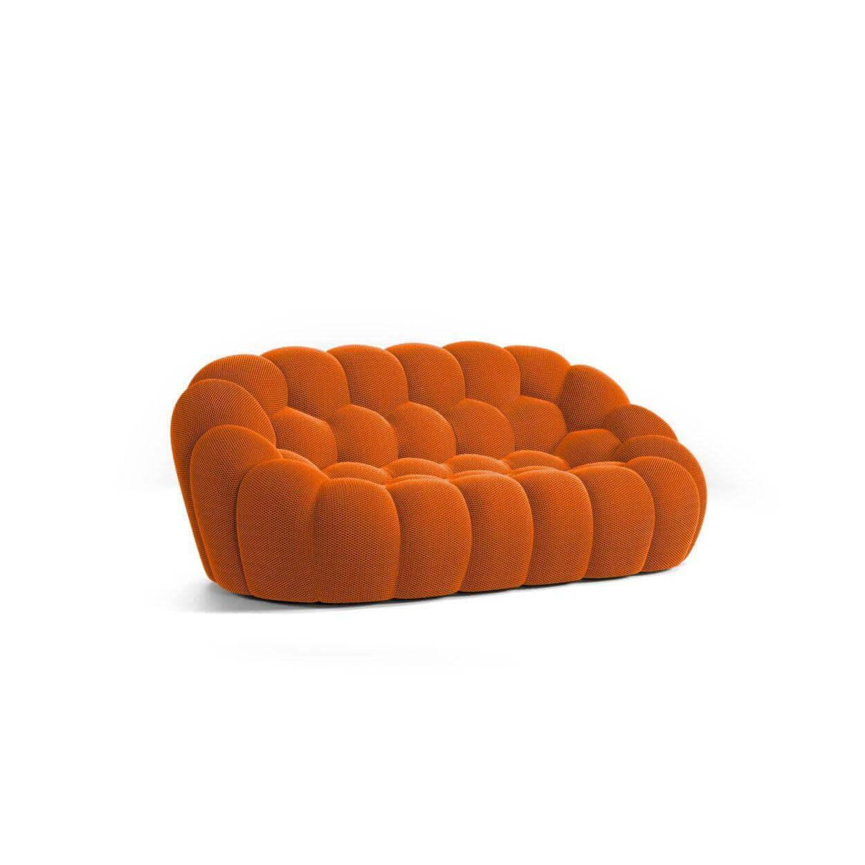 Bubble Two Seater Sofa Interior Moderna Tangerine Orange